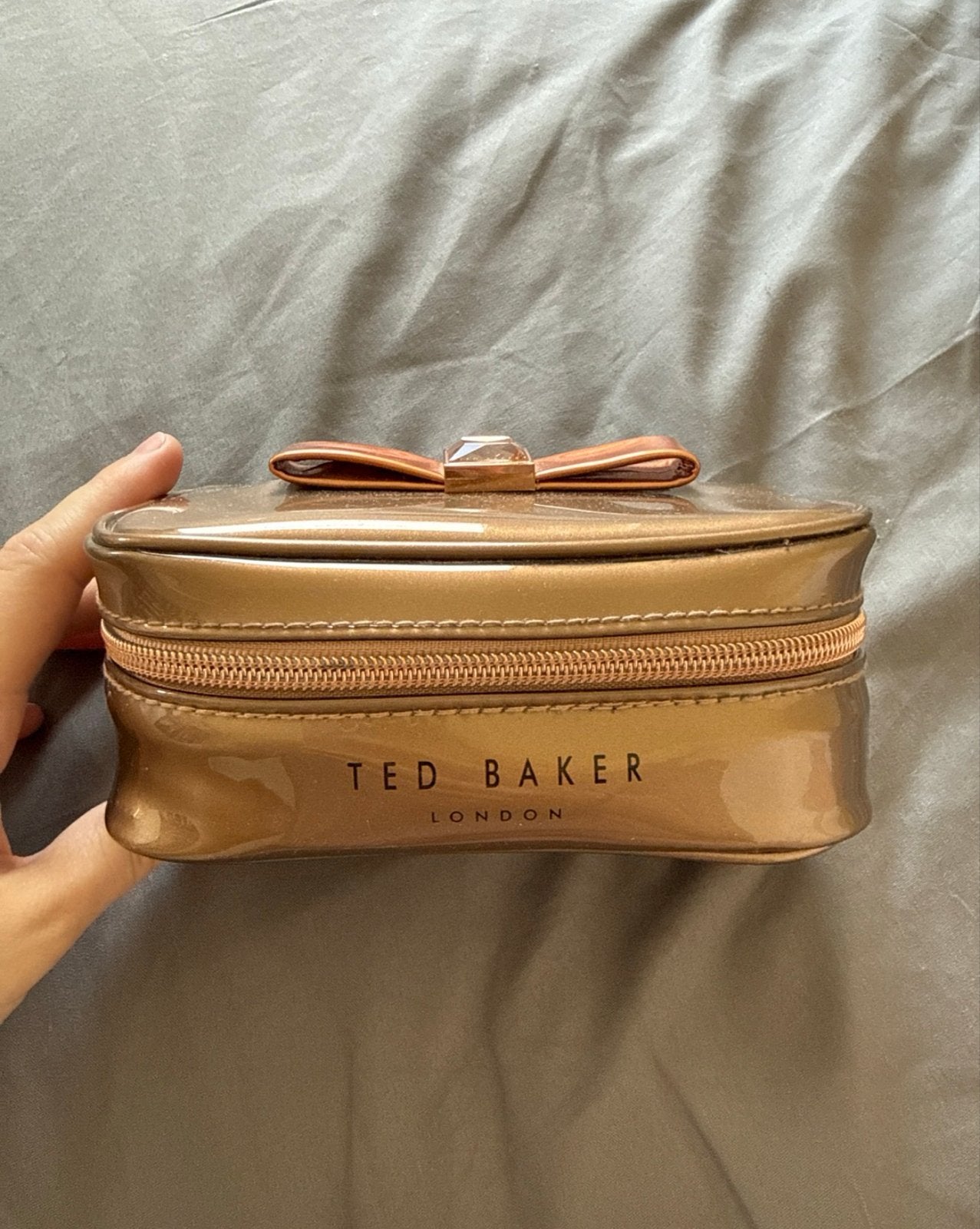 Ted Baker Make-up Tasje - Gebruikt, Ophalen of Verzenden, Gebruikt, Bruin, Dame