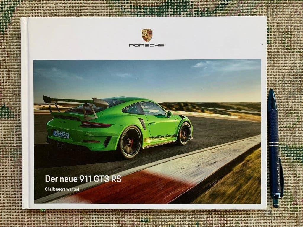 Brochure Porsche 911 991 GT3 RS 2019 nieuw!, Porsche, Nieuw, Ophalen of Verzenden, Porsche