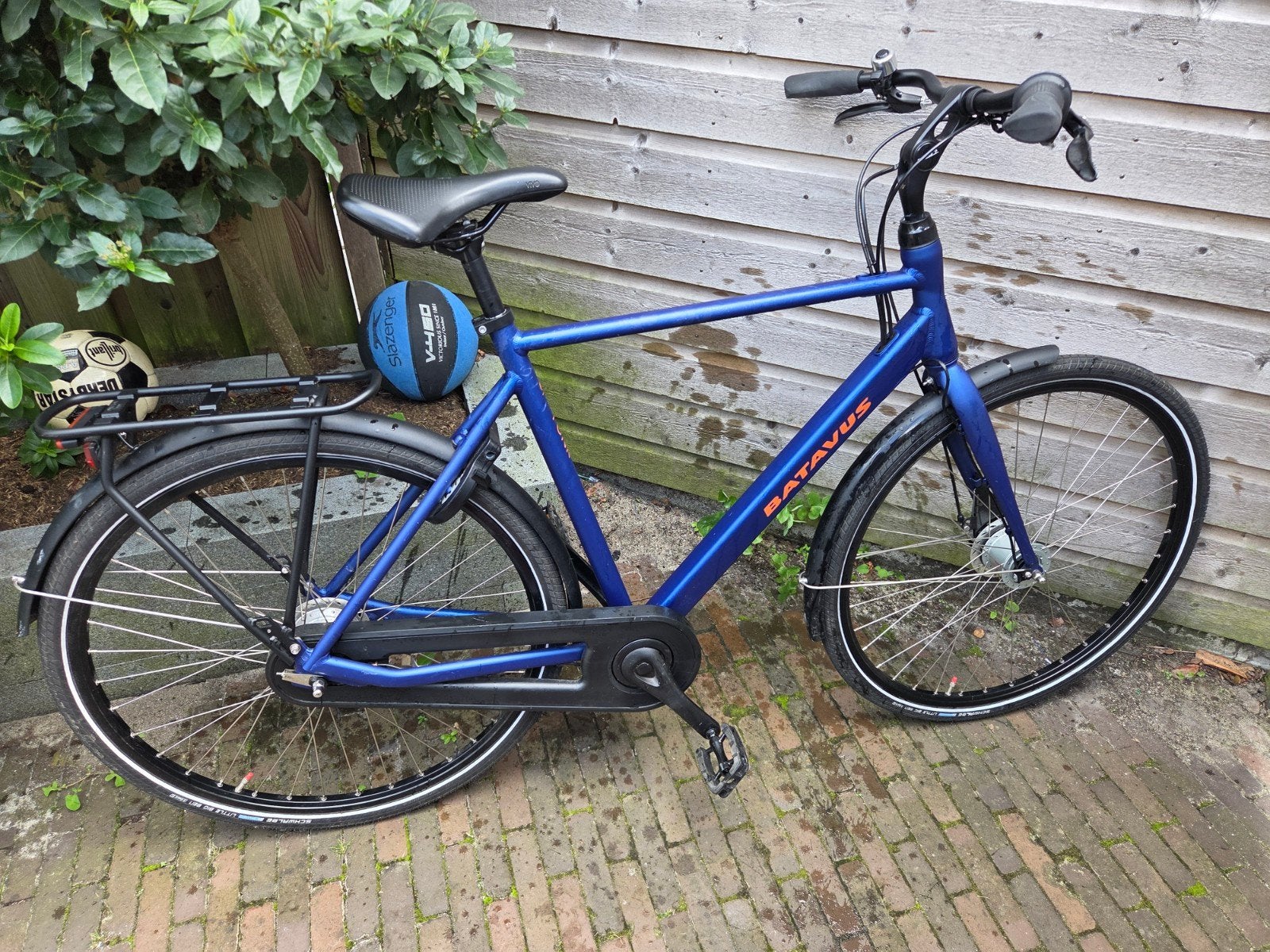Batavus Fonk 7 Herenfiets - 57 cm, Ophalen, Velgrem, Versnellingen, Batavus
