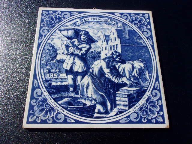 delfts blauwe tegels, Antiek en Kunst, Antiek | Keramiek en Aardewerk, Ophalen of Verzenden