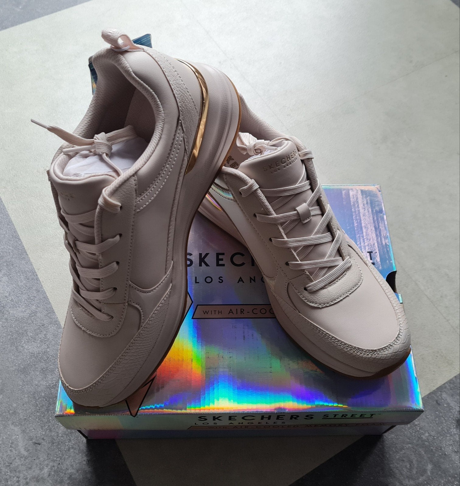 Skechers Street Billion 2.0 Fine Shine sneakers, maat 41, Kleding | Dames, Skechers, Wit, Nieuw, Ophalen of Verzenden