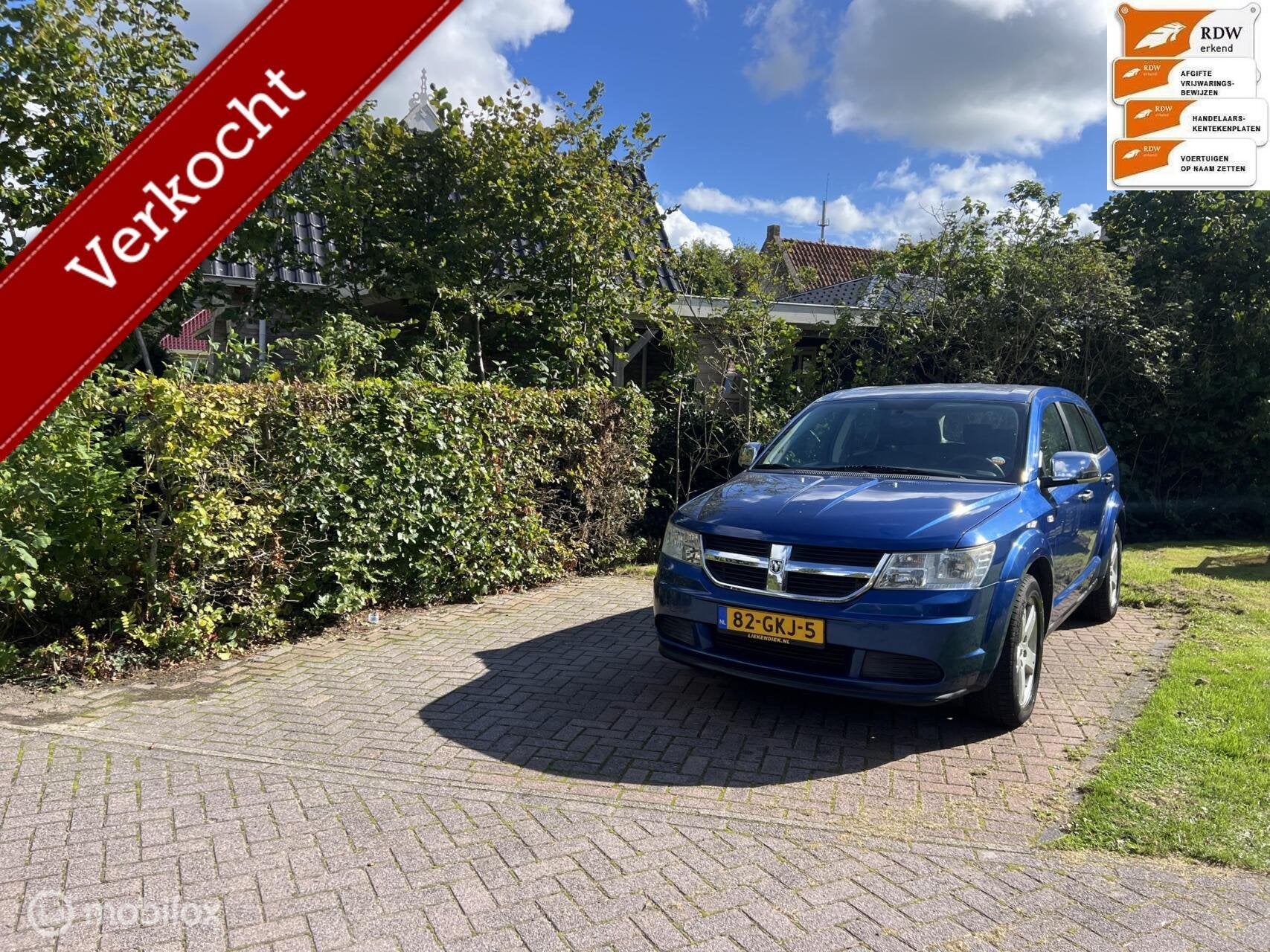 Dodge Journey 2.4 SE Airco bj 2008 nieuwe apk, Auto's, 450 kg, Gebruikt, 4 cilinders, Bedrijf