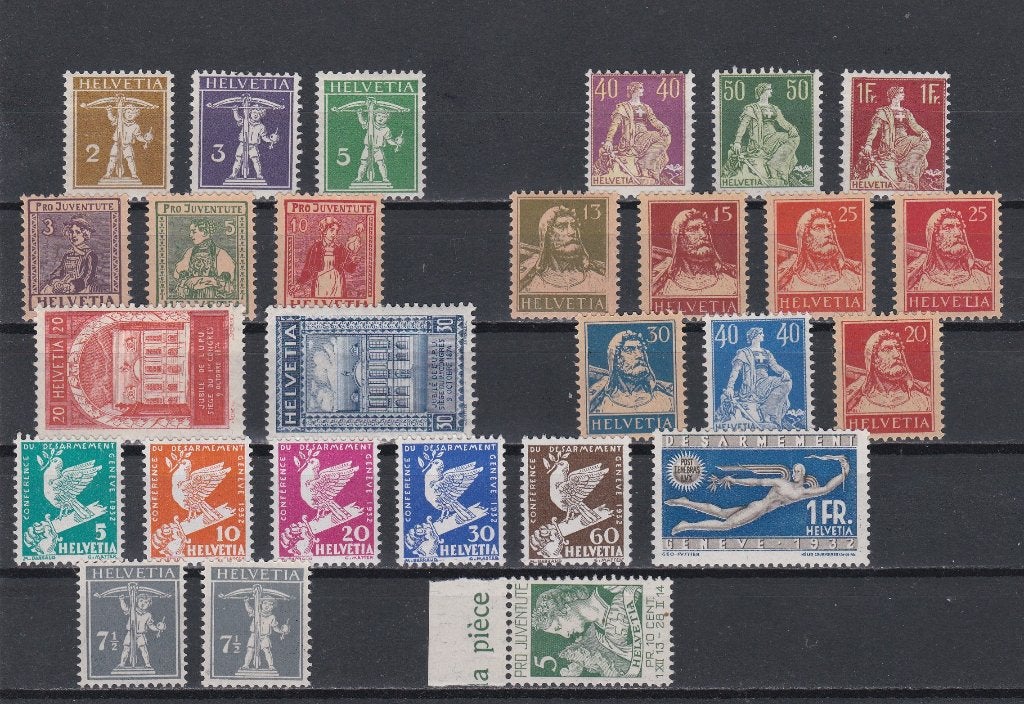 Zwitserland, kavel luxe postfris 1908-1932., Postzegels en Munten, Verzenden, Postfris