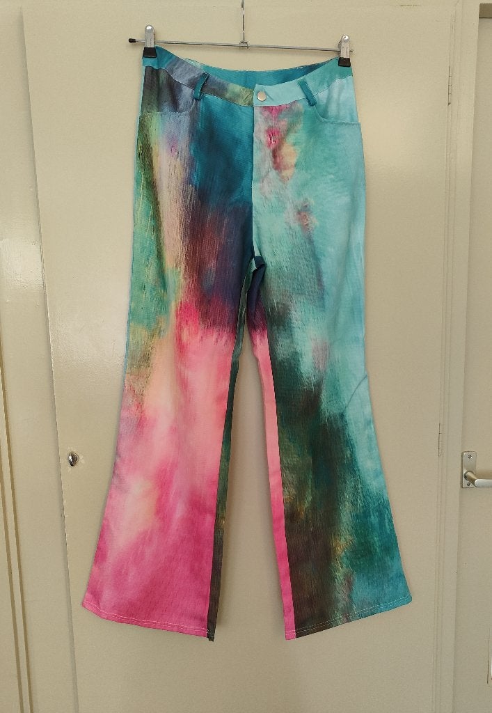 Nieuwe broek festivals neon hippie casual broek party, Meerkleurig, Maat 42/44 (L), Nieuw, Ophalen of Verzenden