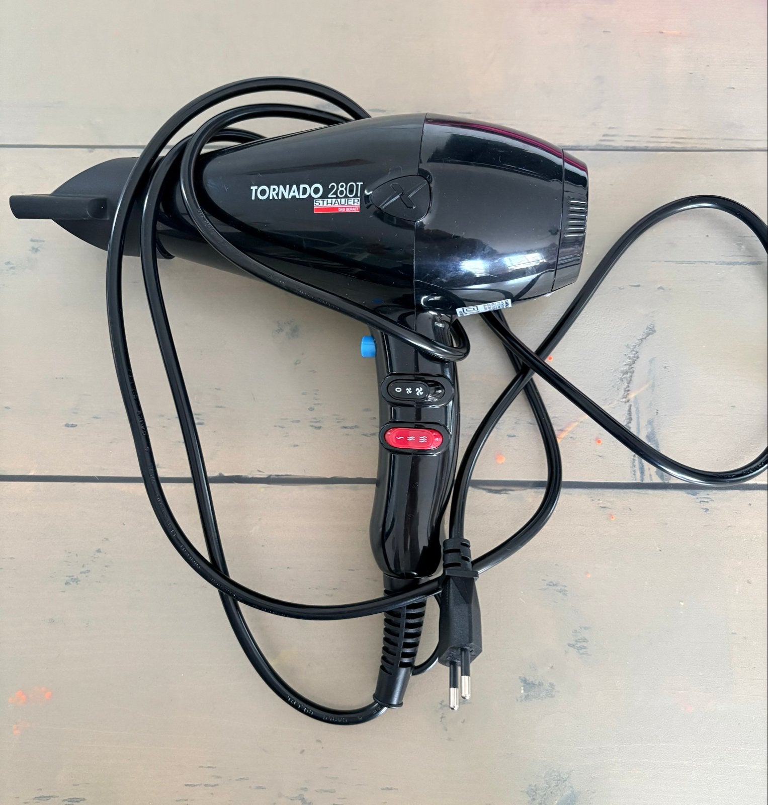 XanitaliaPro Sthauer Tornado 280T Föhn 2000W, Ophalen of Verzenden, Zo goed als nieuw, Haarverzorging
