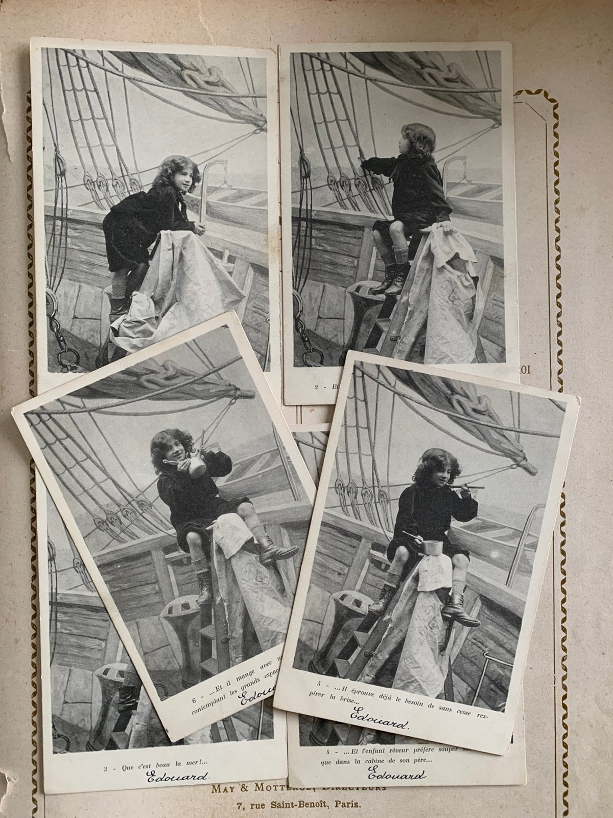 L'Enfant du Marin - kind van de zeeman (MC), Ophalen of Verzenden, Voor 1920, Ongelopen, Kinderen