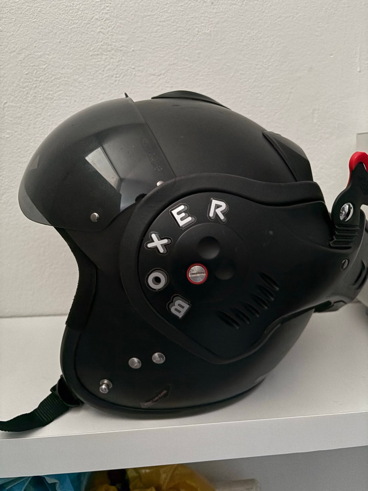 Boxer helm maat XXL met zwart vizier, Tweedehands, Ophalen, Overige merken, XXL