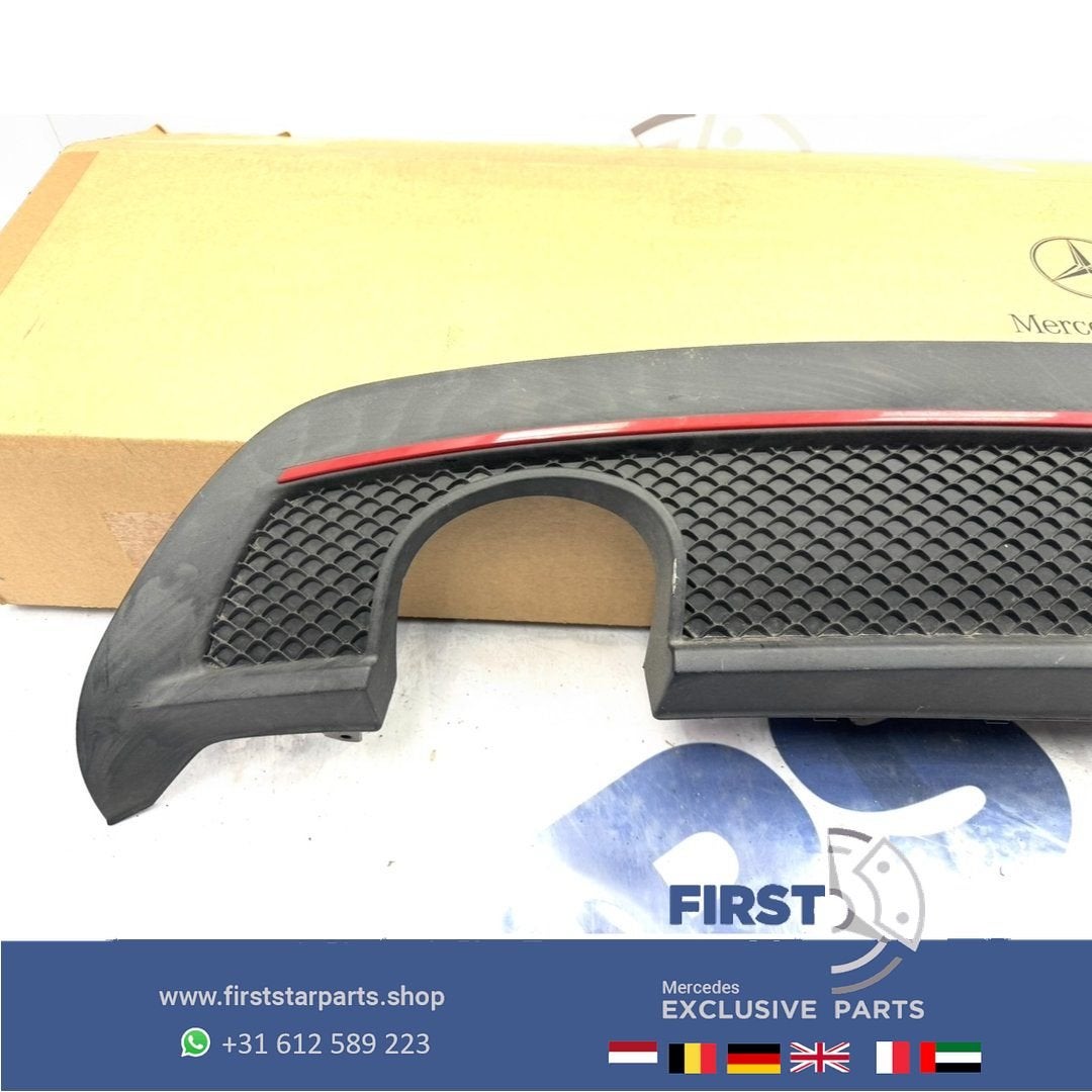 W176 AMG Diffuser EDITION 1 Mercedes A Klasse 2012-2018 RODE, Auto-onderdelen, Gebruikt, -, Ophalen of Verzenden, -
