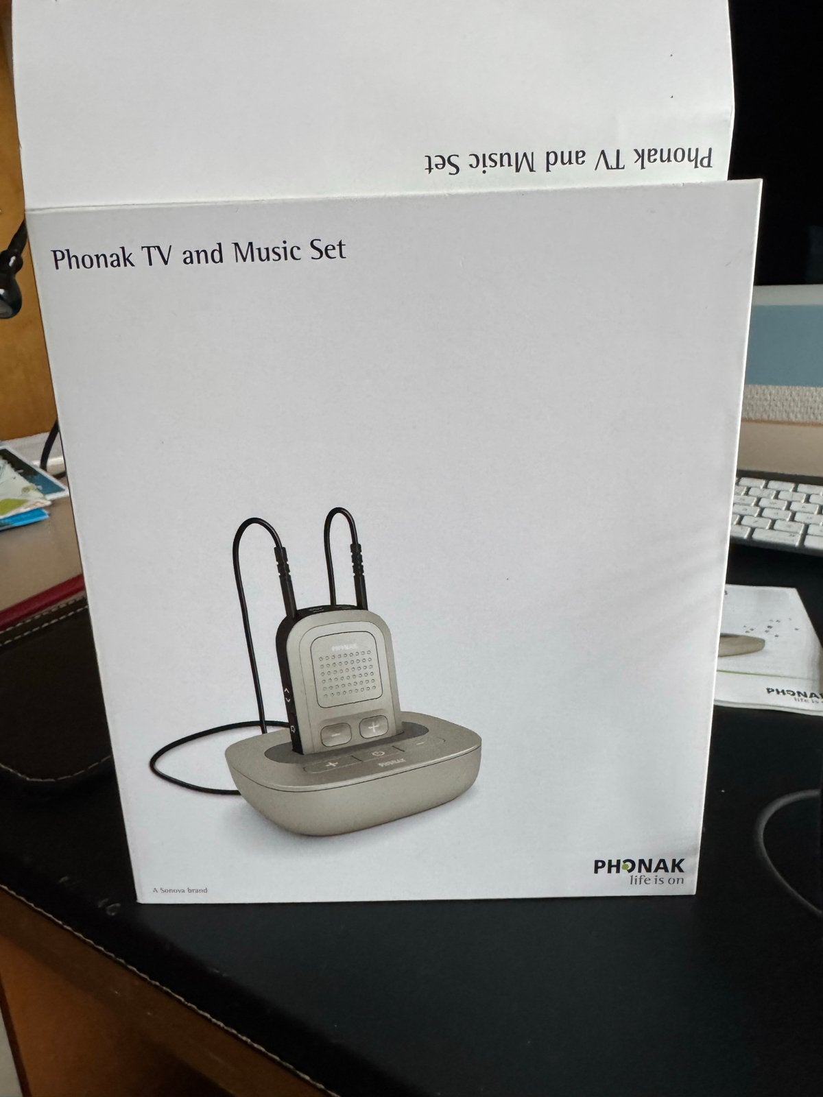 Phonak TV en Muziek Set met hoortoestellen en accessoires, Ophalen, Gebruikt