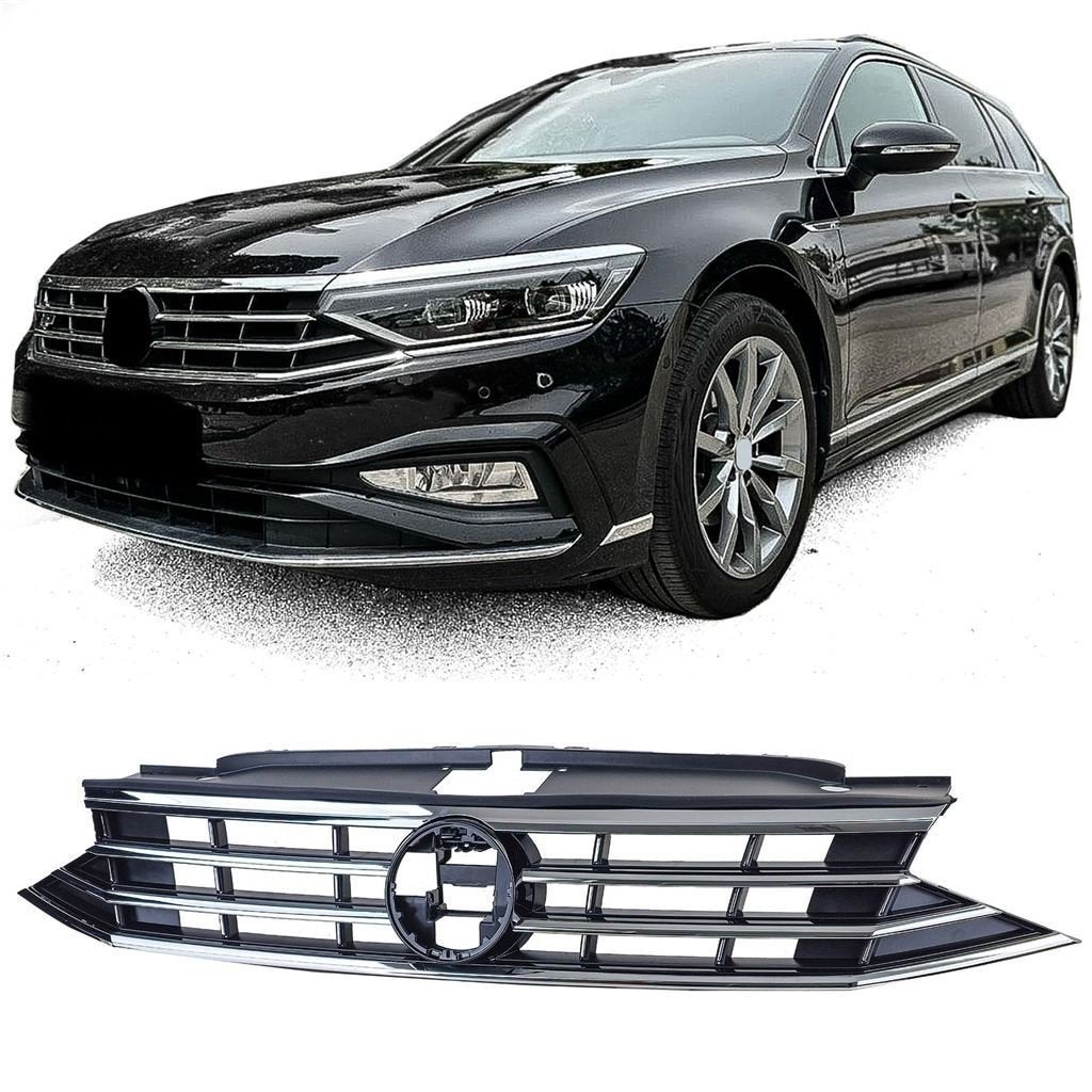 Grill Geschikt Voor VW Passat B8 Facelfit Zwart Chrome, Verzenden, Automotive Parts, A.parts@hotmail.nl, Trasmolenlaan 12 3447 GZ Woerden