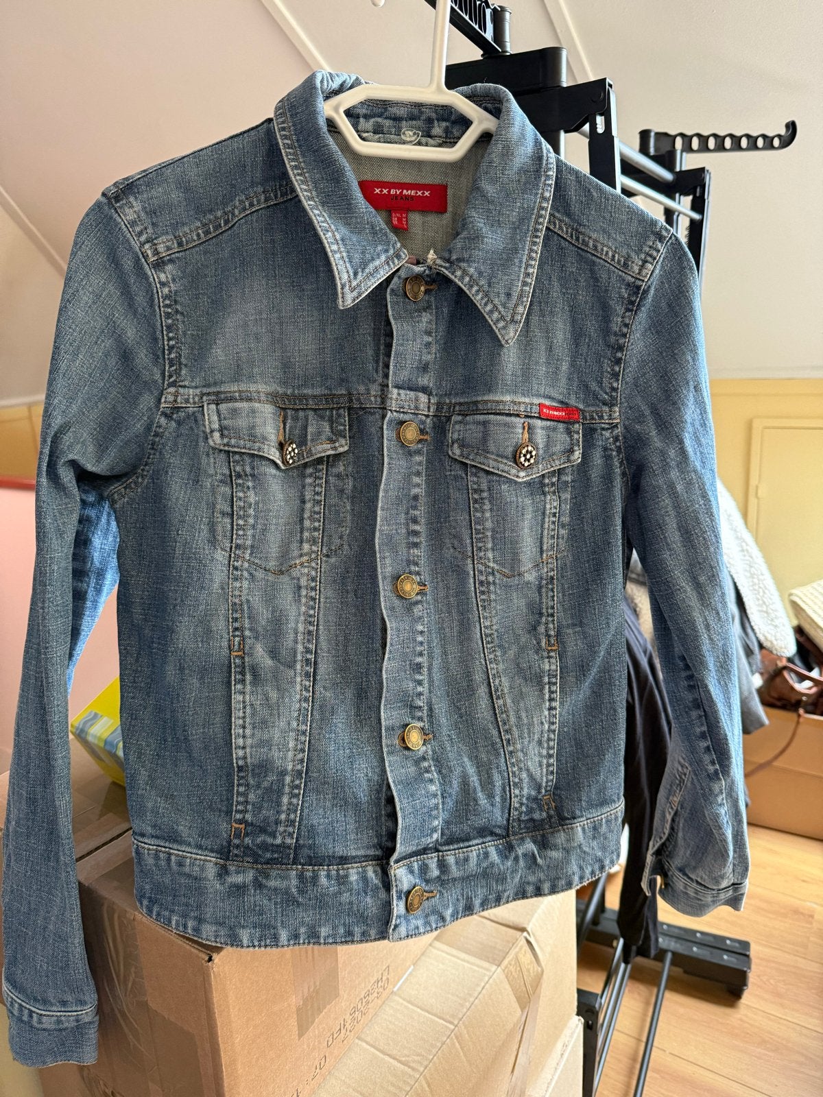 XX by Mexx Jeans spijkerjack maat M, Ophalen, Zo goed als nieuw, Maat 38/40 (M), Blauw