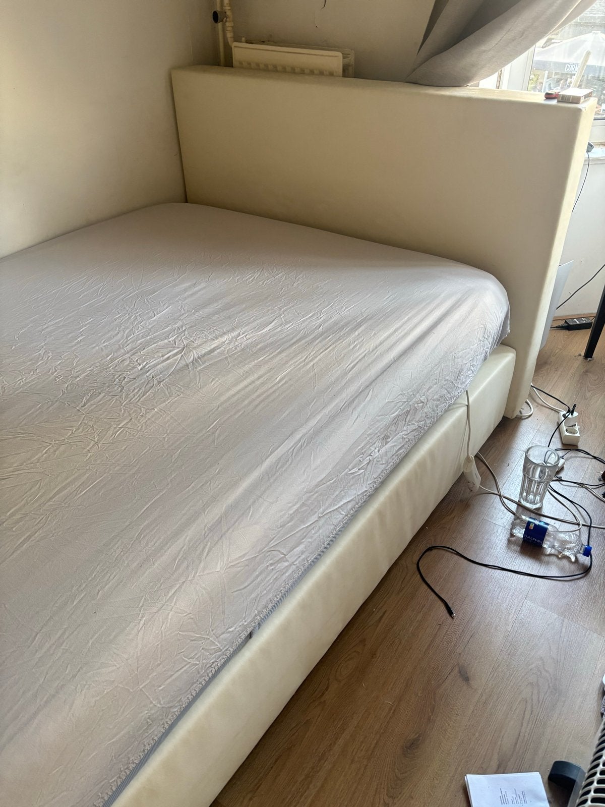 Tweepersoonsbed 140x200 - Nog in prima staat, Ophalen, Tweepersoons, 140 cm, Zo goed als nieuw