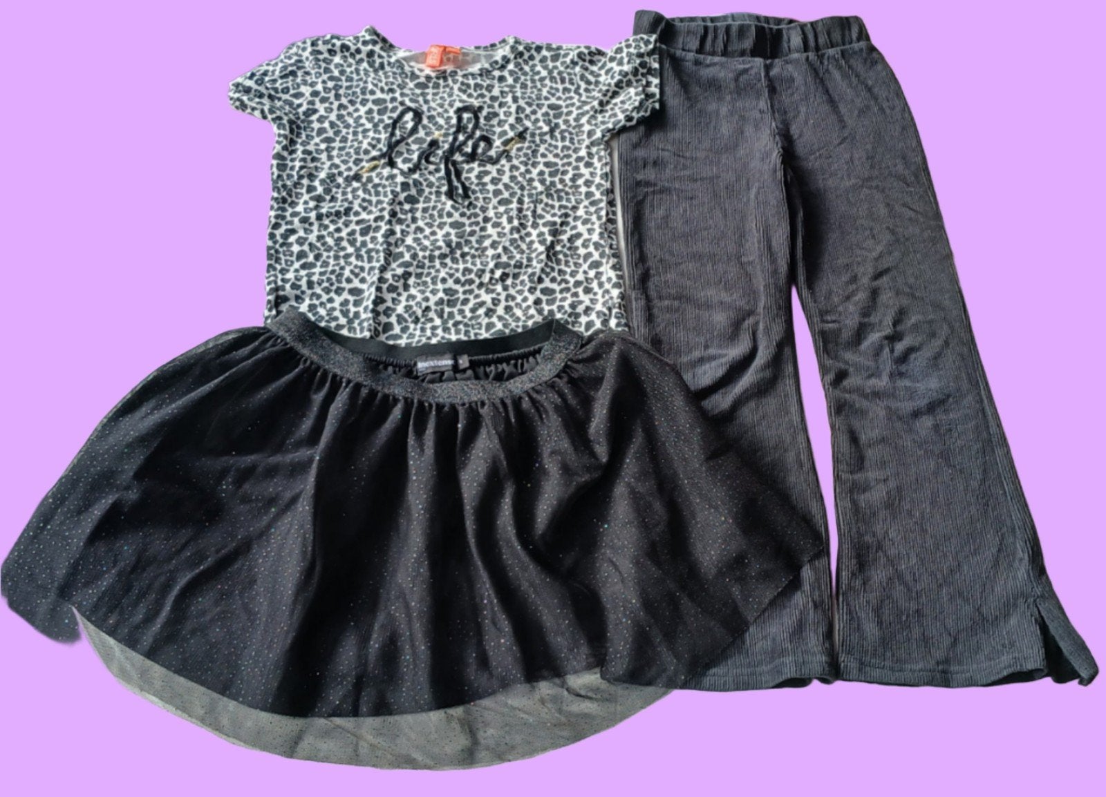 21-delige kledingpakket meisje 122–130 | Zara & Bershka, Ophalen of Verzenden, Gebruikt, Maat 128