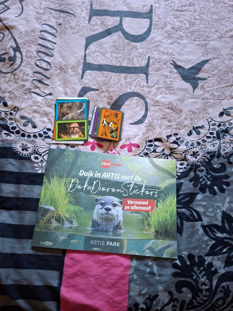 Leeg Artis stickerboek met losse stickers, Verzamelen, Supermarktacties, Ophalen of Verzenden