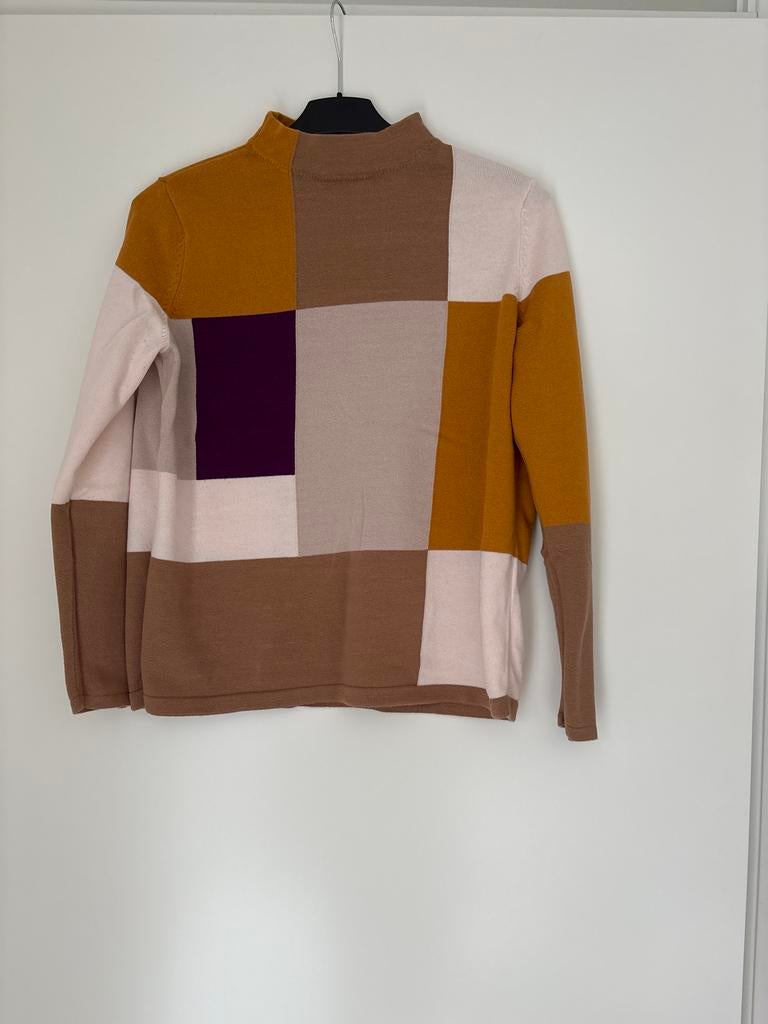 Gerry Weber Casual Patchwork Trui Dames maat 40, Maat 38/40 (M), Overige kleuren, Ophalen of Verzenden, Gedragen