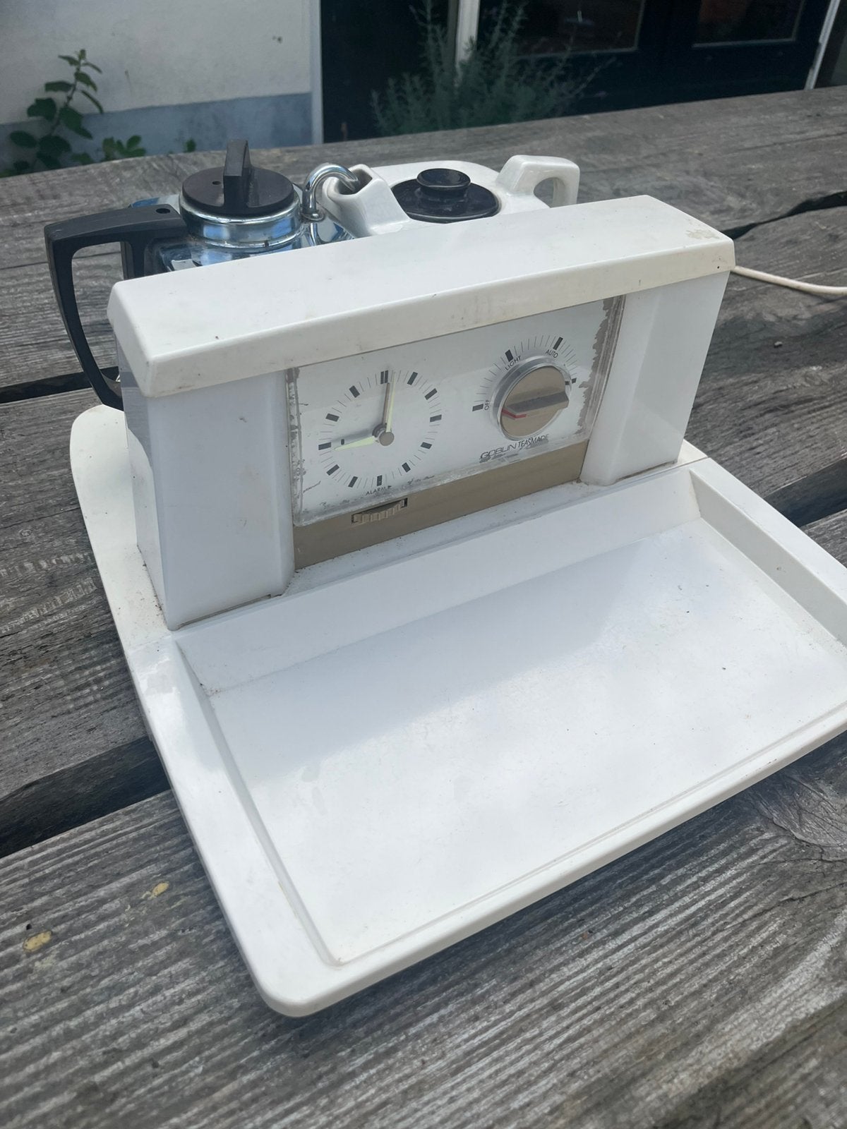 Goblin teasmade jaren 50-60 wit vintage retro €45, Ophalen of Verzenden, Persoonlijke verzorging