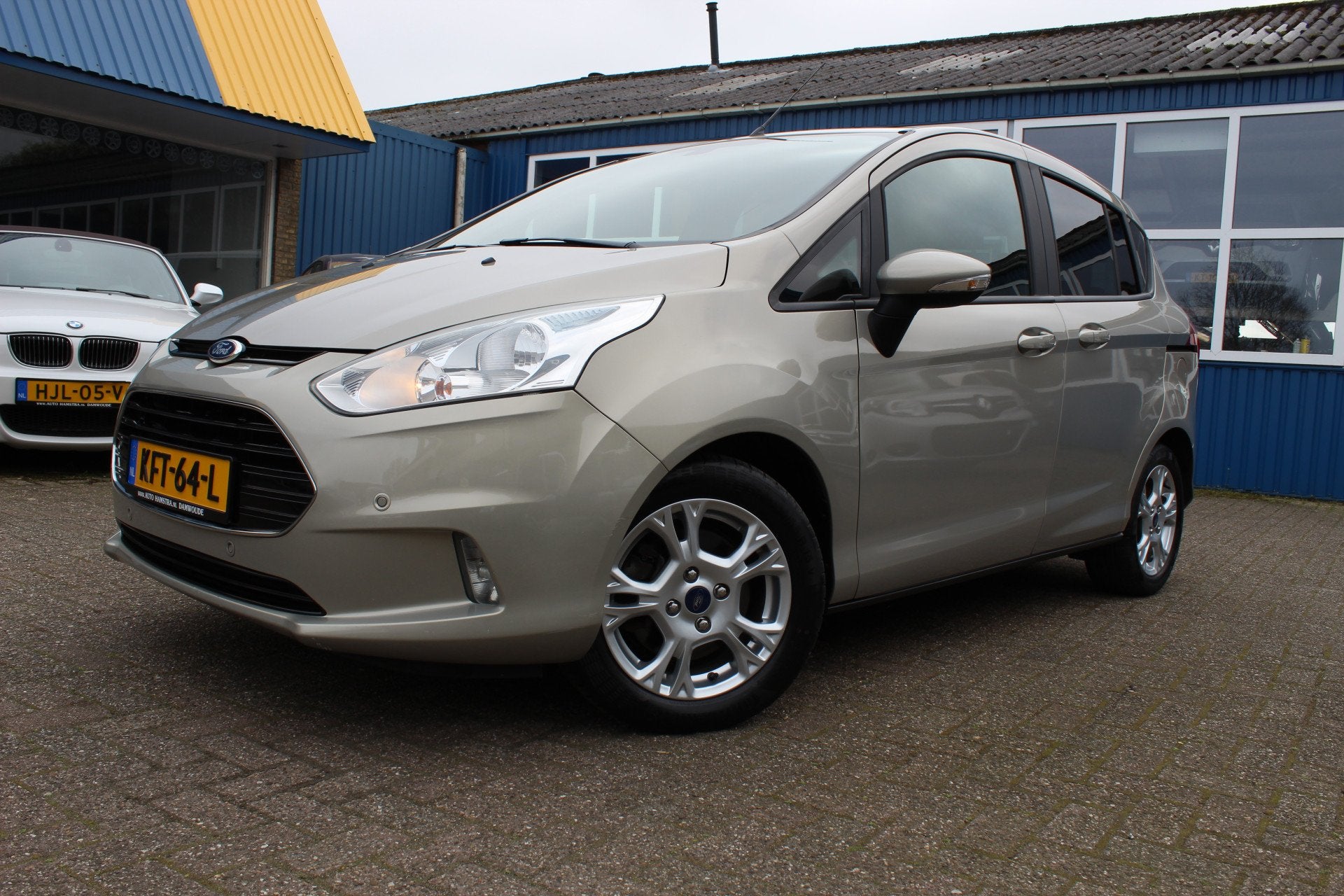 Ford B-MAX 1.6-16V "Titanium" Airco - Automaat ! (bj 2015), Auto's, Ford, 1596 cc, Stof, Gebruikt, Zwart