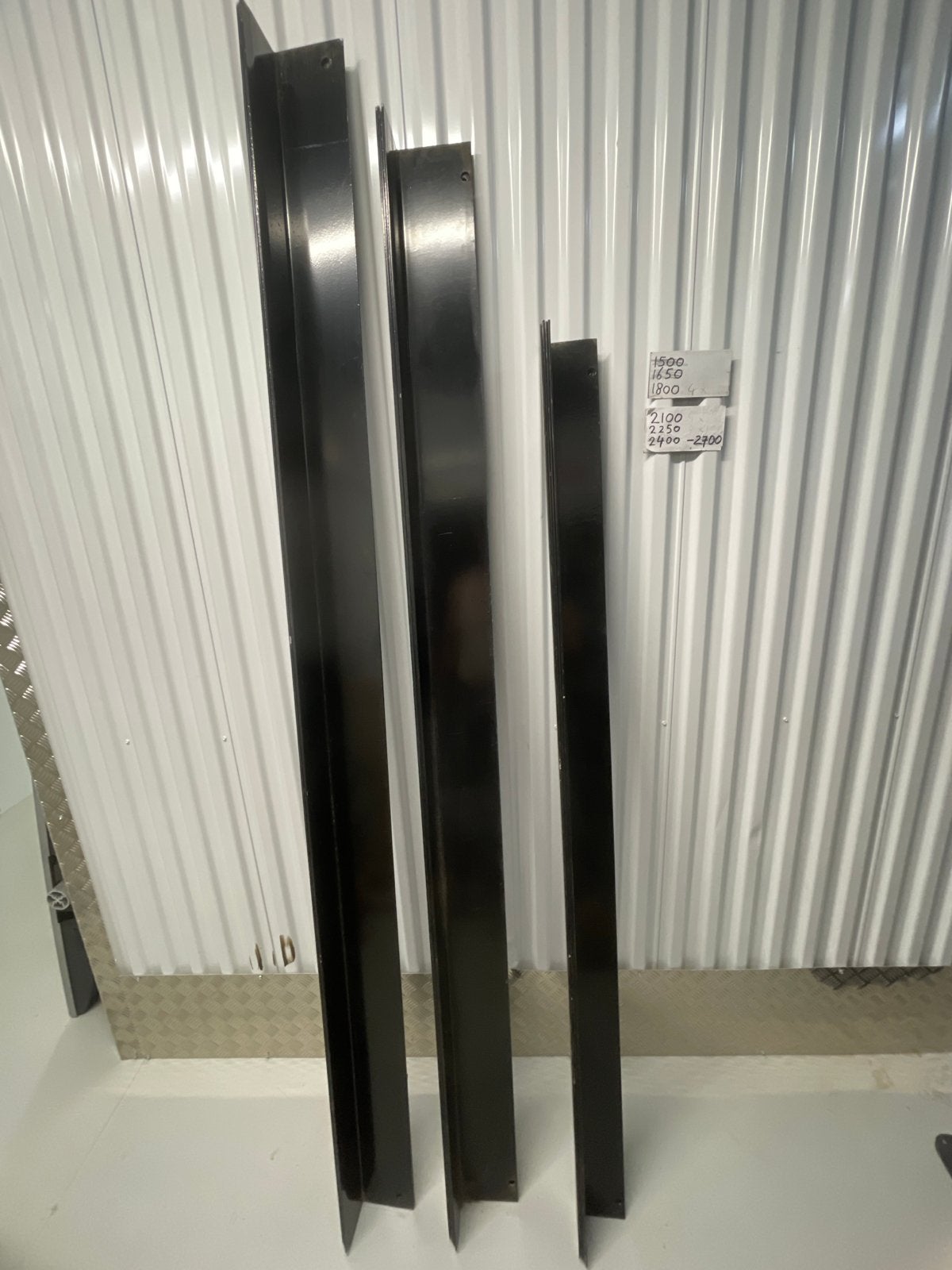 Gevel dragers Latei metsel Thermisch Verzinkt RAL 9005 Zwart, Ophalen of Verzenden, Nieuw, IJzer