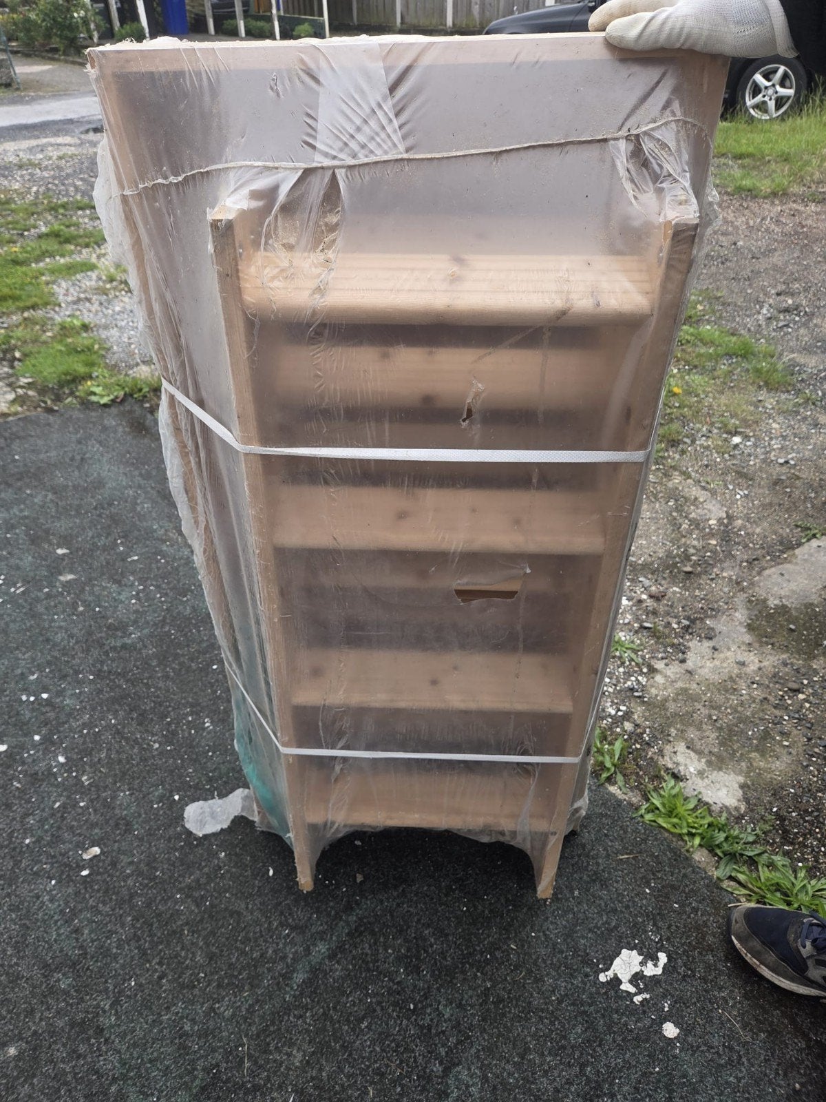 Houten zoldertrap  3stuks 120x60  cm, Ophalen, Met plank(en), Gebruikt, 100 tot 150 cm