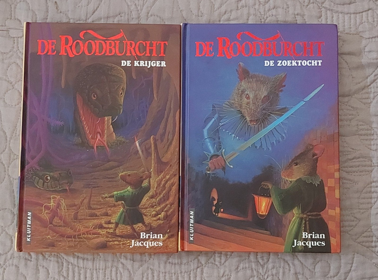 De Roodburcht: De Zoektocht & De Krijger (Brian Jacques), Ophalen of Verzenden
