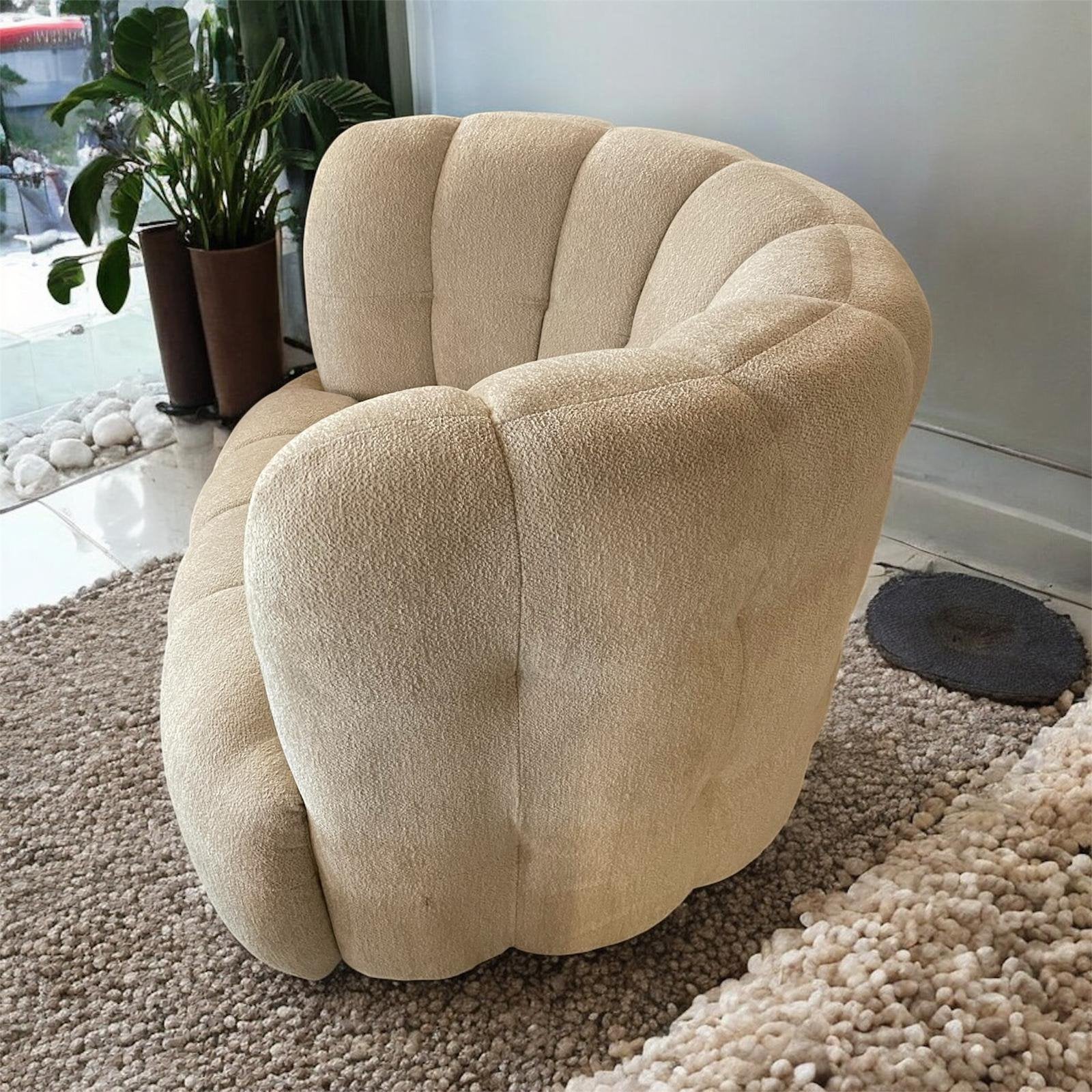 Comfortabele lazy chair - Relaxfauteuil in verschillende mod, Japandi, Nieuw, 75 tot 100 cm, Ophalen of Verzenden