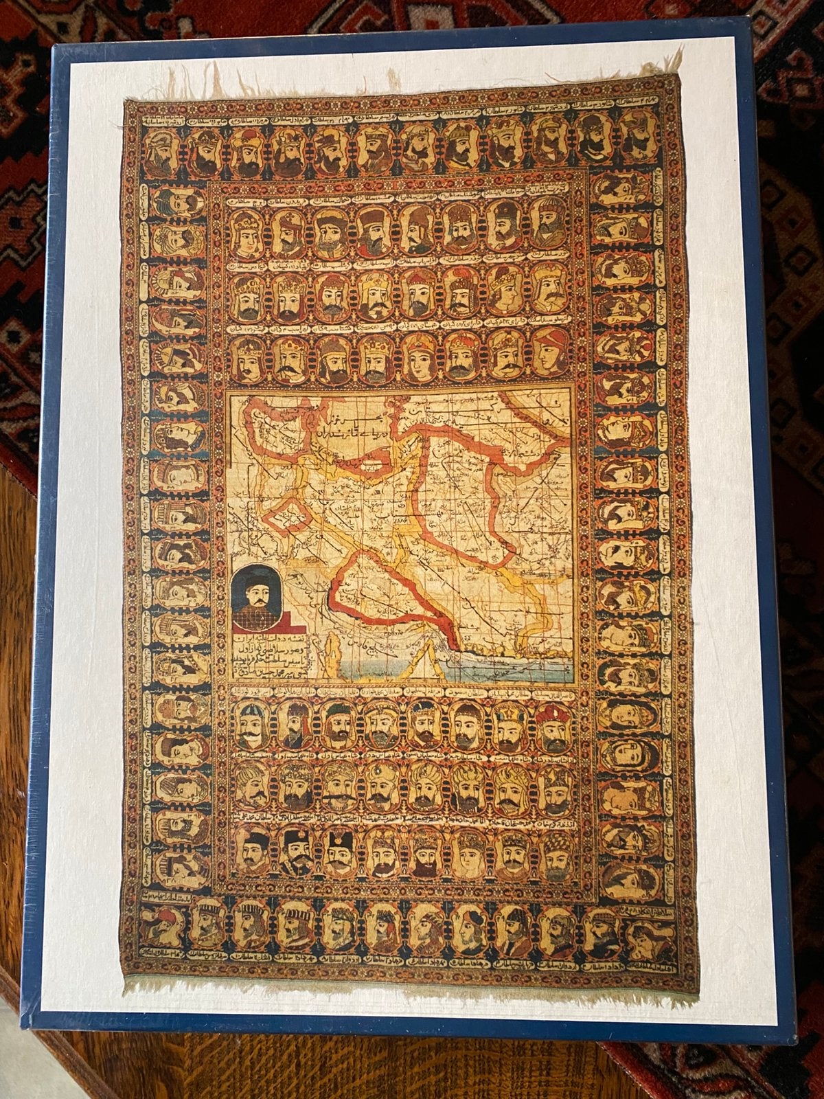 Nieuwe legpuzzel  Perzisch Mashahir Koningstapijt Landkaart, Ophalen of Verzenden, 500 t/m 1500 stukjes, Nieuw