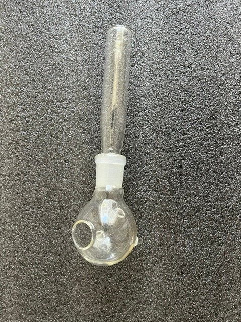 Pijp van glas voor medicinaal gebruik, Ophalen of Verzenden, Zo goed als nieuw, (Water)pijp