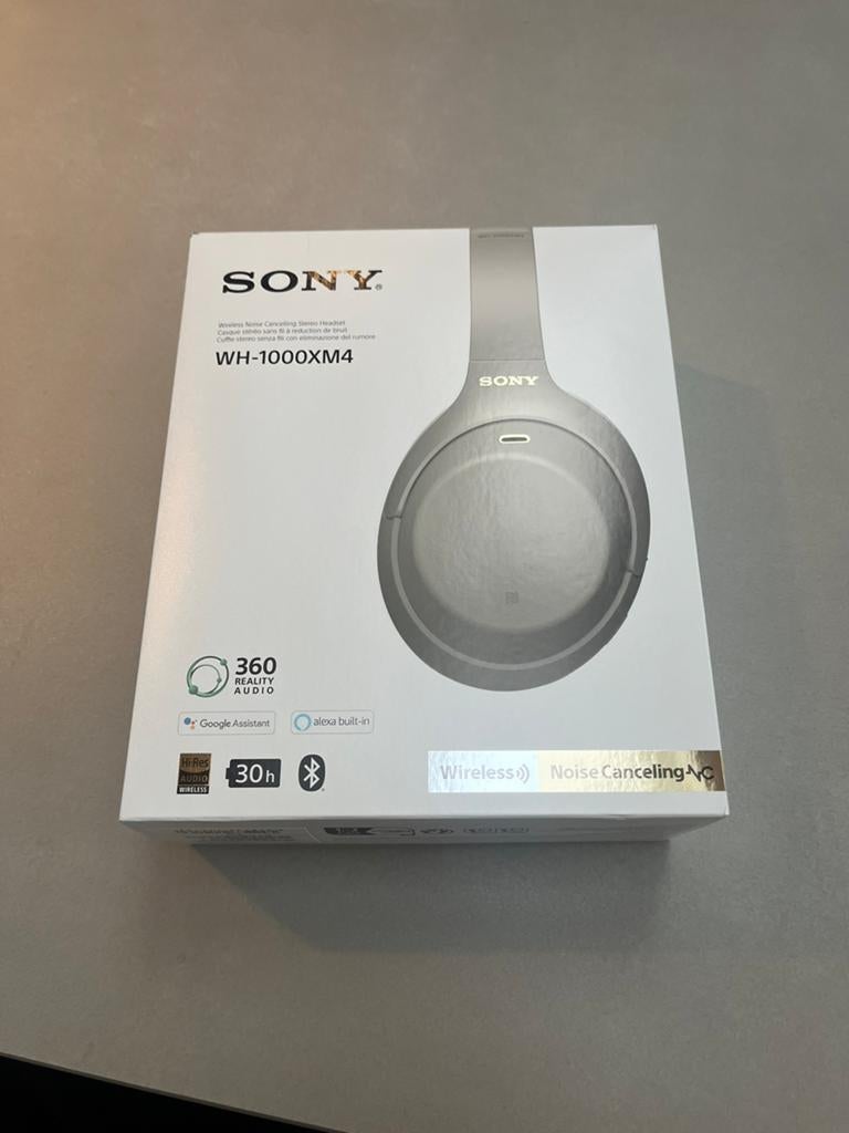 Sony WH1000XM4 Zilver [ONGEBRUIKT], Ophalen, Zo goed als nieuw, Over oor (circumaural), Draadloos
