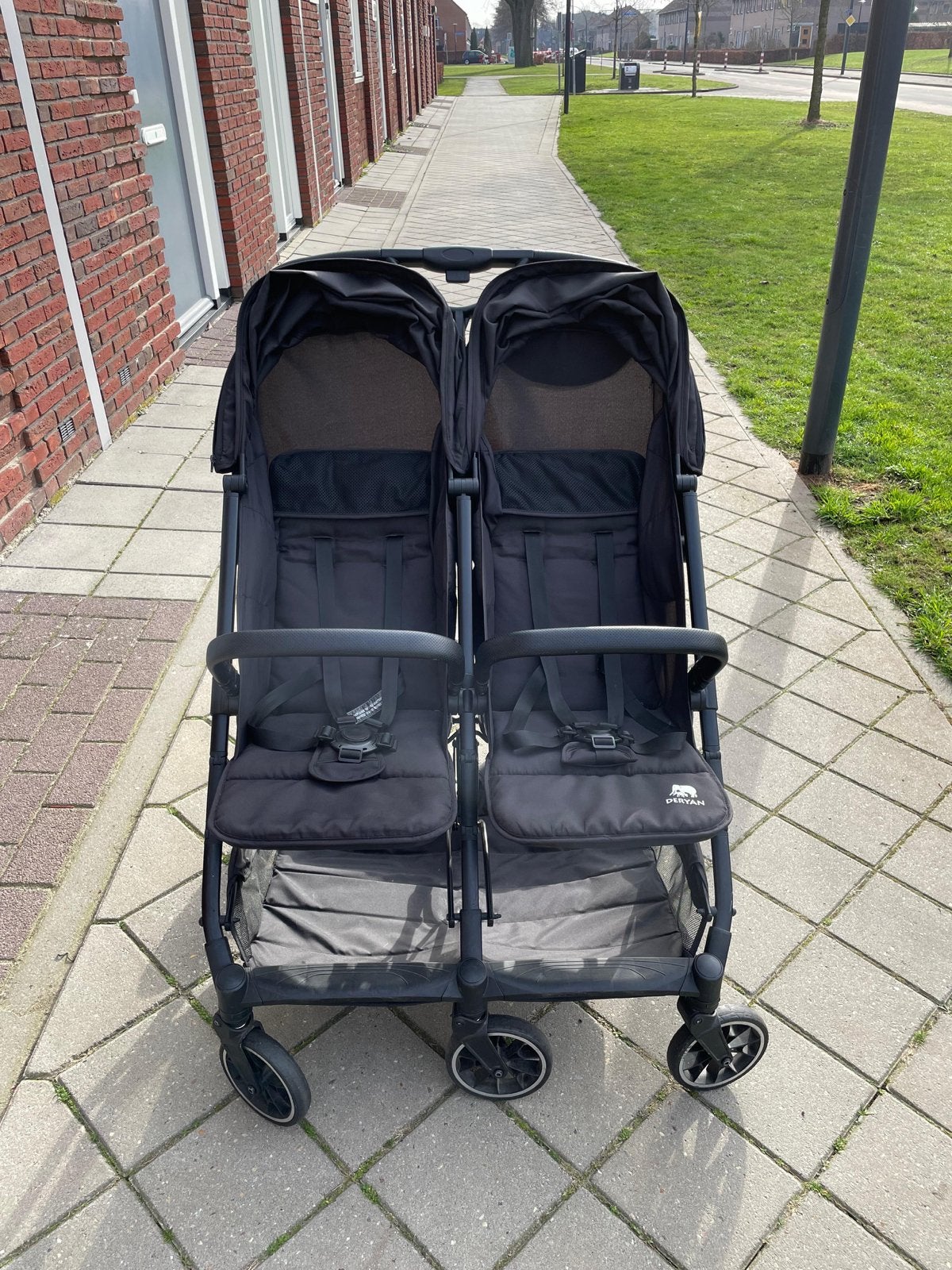 Deryan Duowagen - Compacte en comfortabele tweelingbuggy, Ophalen, Gebruikt, Overige merken, Duomodel