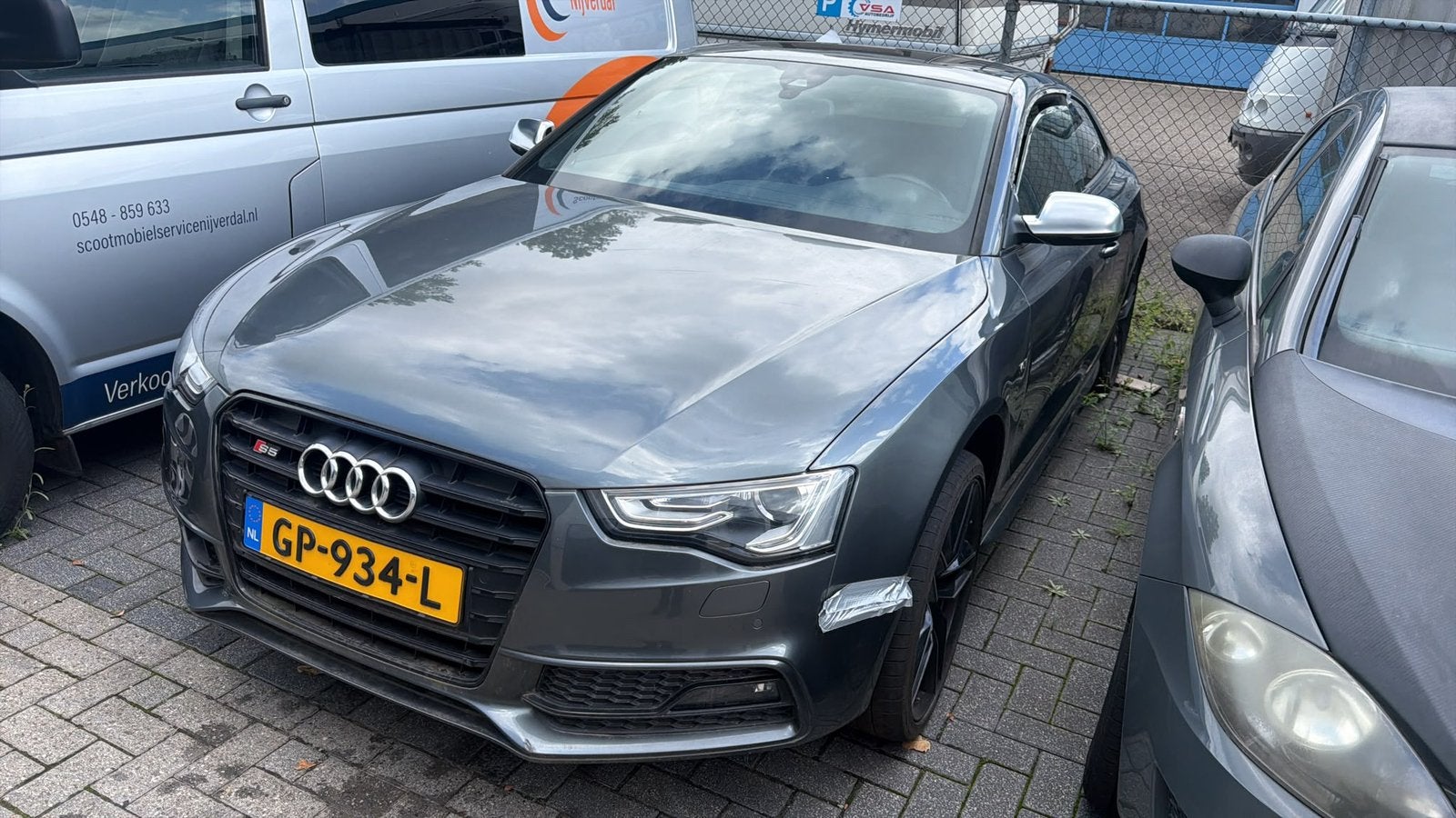 Audi S5 coupe 3.0tfsi met defecte motor, Zwart, Audi, 3000 cc, Benzine