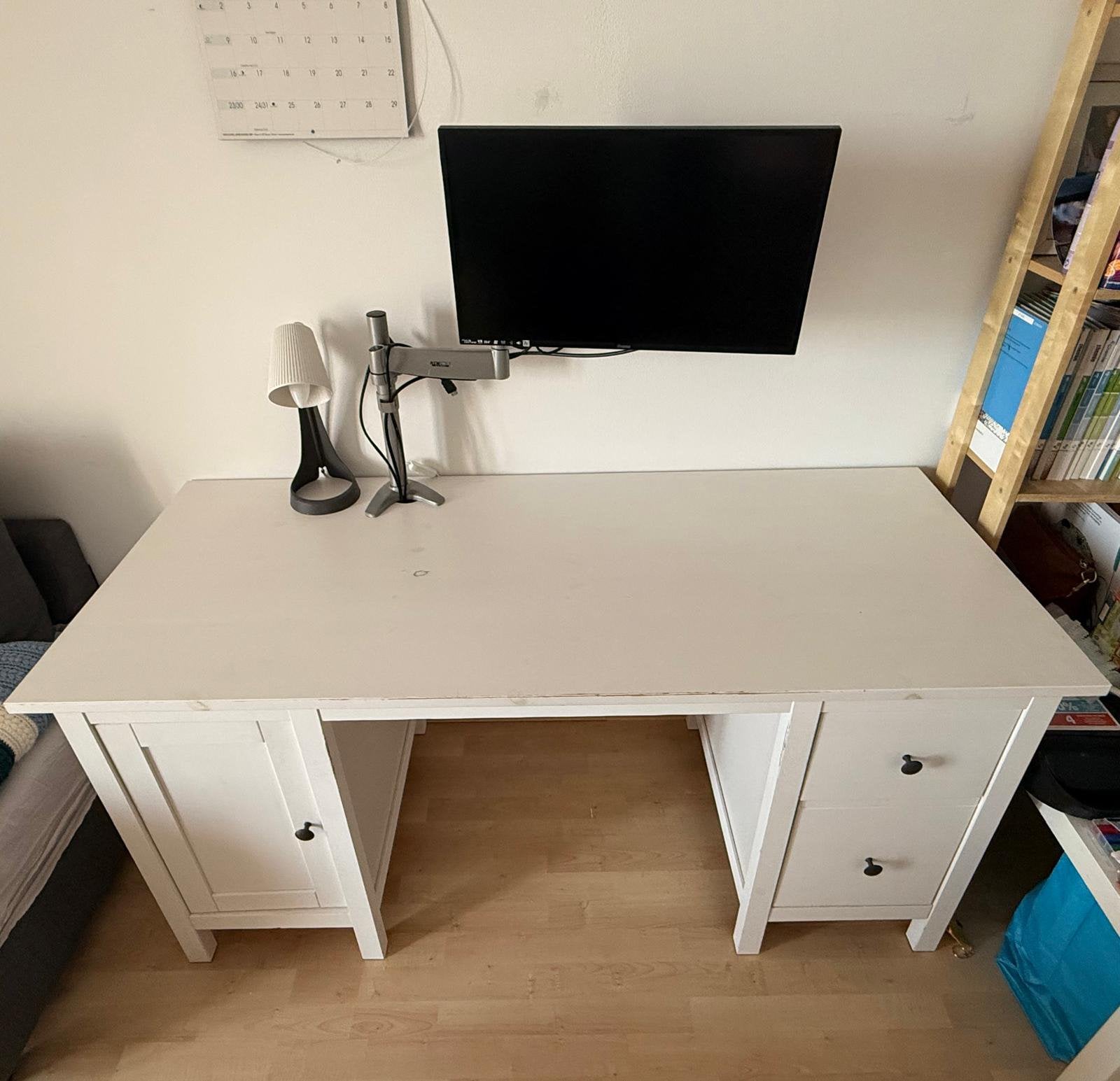 Ikea Hemnes bureau, Huis en Inrichting, Bureaus, Ophalen, Gebruikt, Hout, IKEA