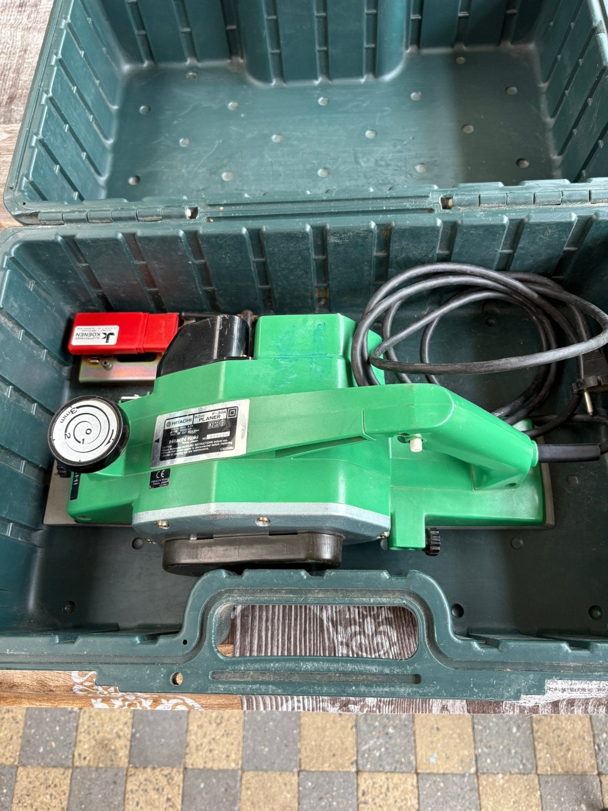 Te koop nette schaafmachine van hitachi, Ophalen, Gebruikt, Elektrisch