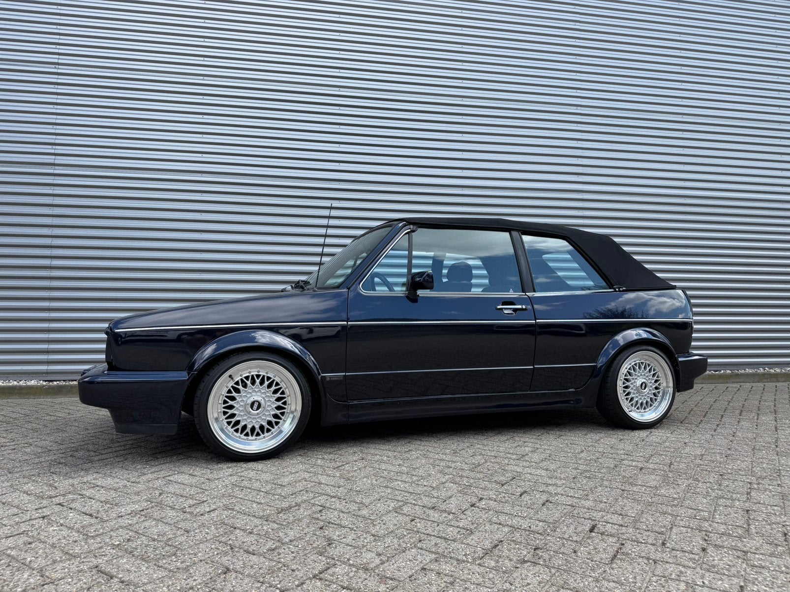 Volkswagen Golf 1.8 Cabriolet K6 1987 Blauw / Recaro, Voorwielaandrijving, Cabriolet, 1200 kg, Handgeschakeld
