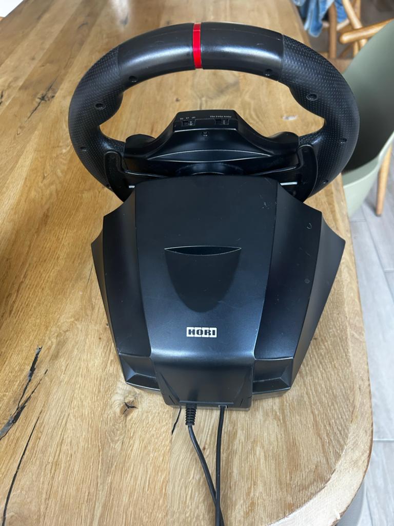 Hori racestuur met pedalen (bedraad), Spelcomputers en Games, Spelcomputers | Sony PlayStation Consoles | Accessoires, Ophalen of Verzenden