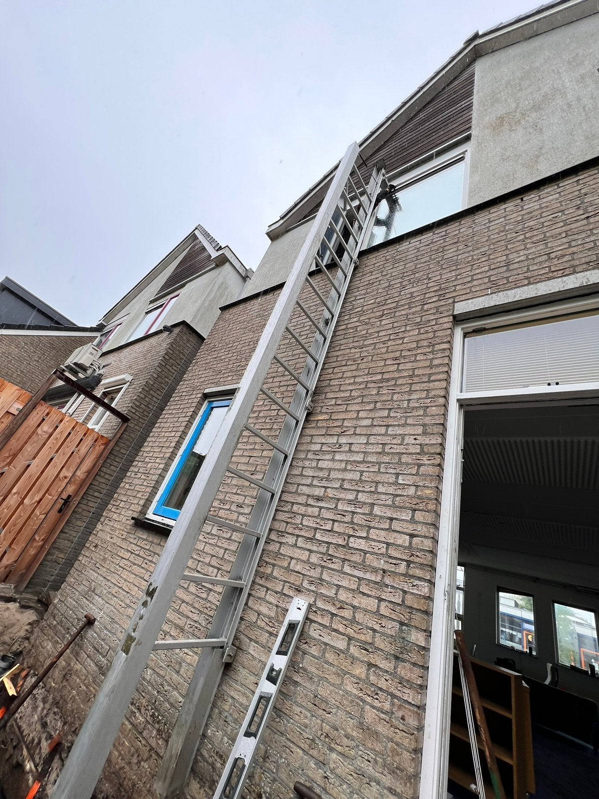 Uitklapbare , vlucht ladder, brand trap brand preventie ., Ophalen, Zo goed als nieuw, Ladder, Opvouwbaar of Inschuifbaar