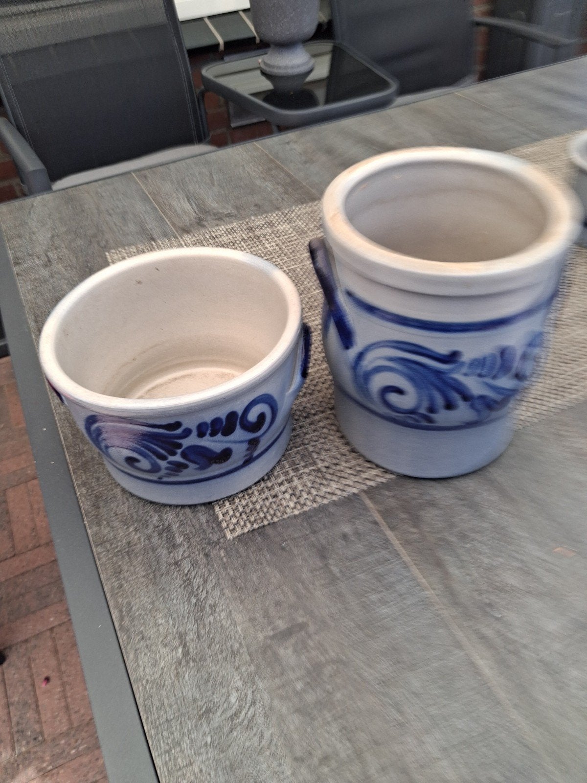 2keulse potten, Ophalen, Rond, Aardewerk, Minder dan 40 cm