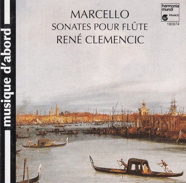 Marcello René Clemencic Sonatas Pour Flûte CD, Ophalen of Verzenden, Barok, Gebruikt, Kamermuziek