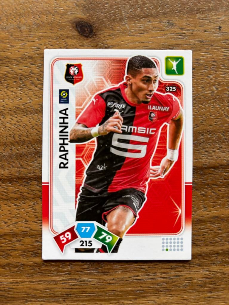 Raphinha Panini Adrenalyn XL 2020-2021 Voetbalkaart, Hobby en Vrije tijd, Stickers en Plaatjes, Ophalen of Verzenden, Zo goed als nieuw