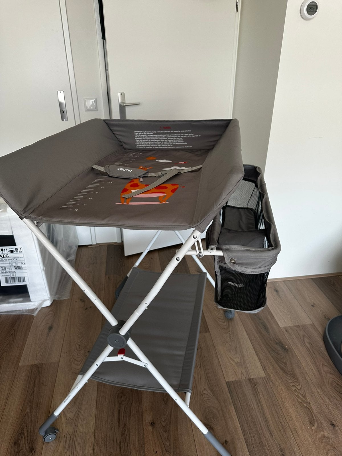 Opvouwbare Verschoontafel met Zijmandje, Ophalen, Zo goed als nieuw, Overige