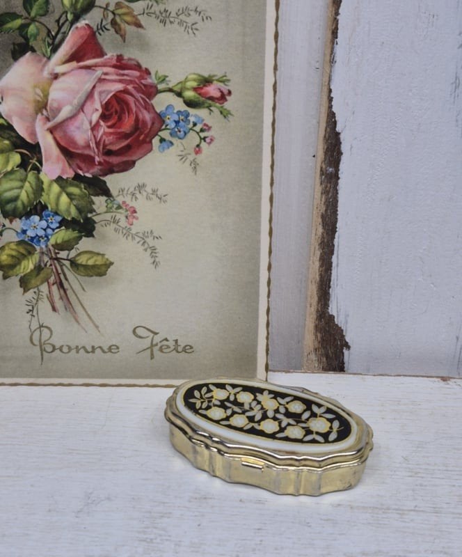 Vintage pillendoosje, Antiek en Kunst, Ophalen of Verzenden