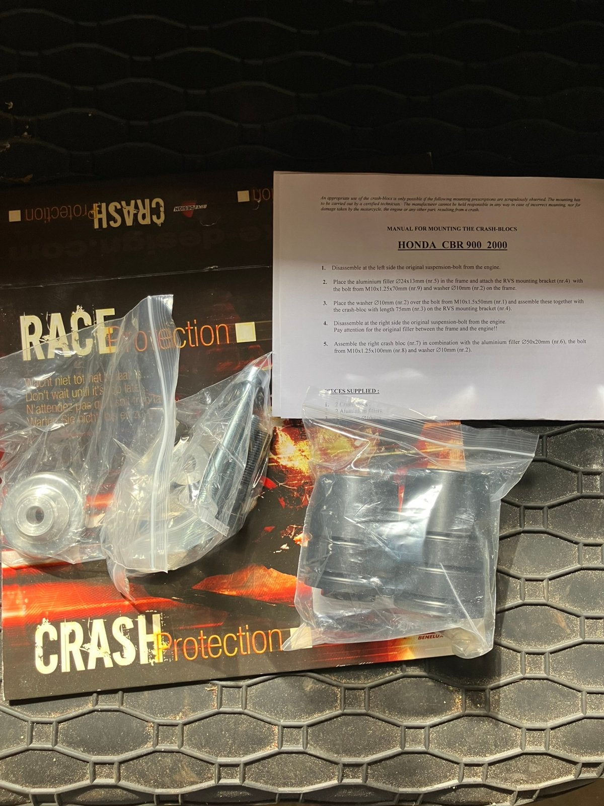 Honda sc44 crash protection, Ophalen of Verzenden