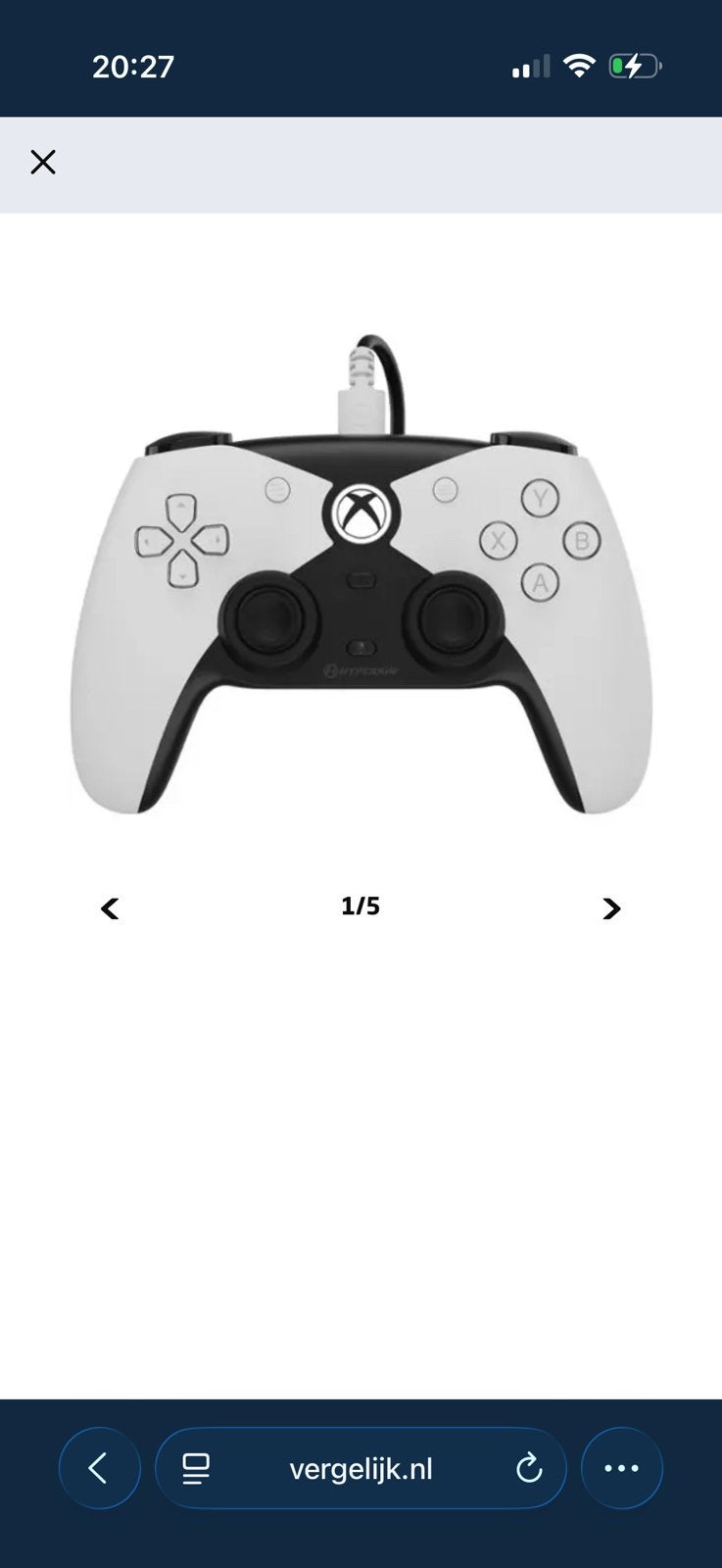 Xbox en ps5 controller, Ophalen of Verzenden, Zo goed als nieuw, Controller