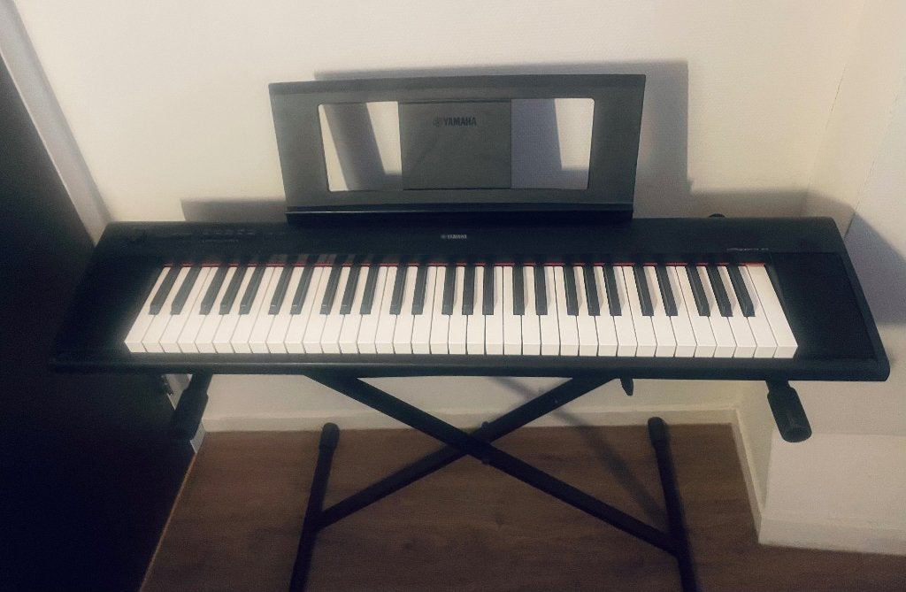 Complete Yamaha NP-12 Piaggero keyboard, Muziek en Instrumenten, Keyboards, Ophalen, 61 toetsen, Yamaha, Zo goed als nieuw