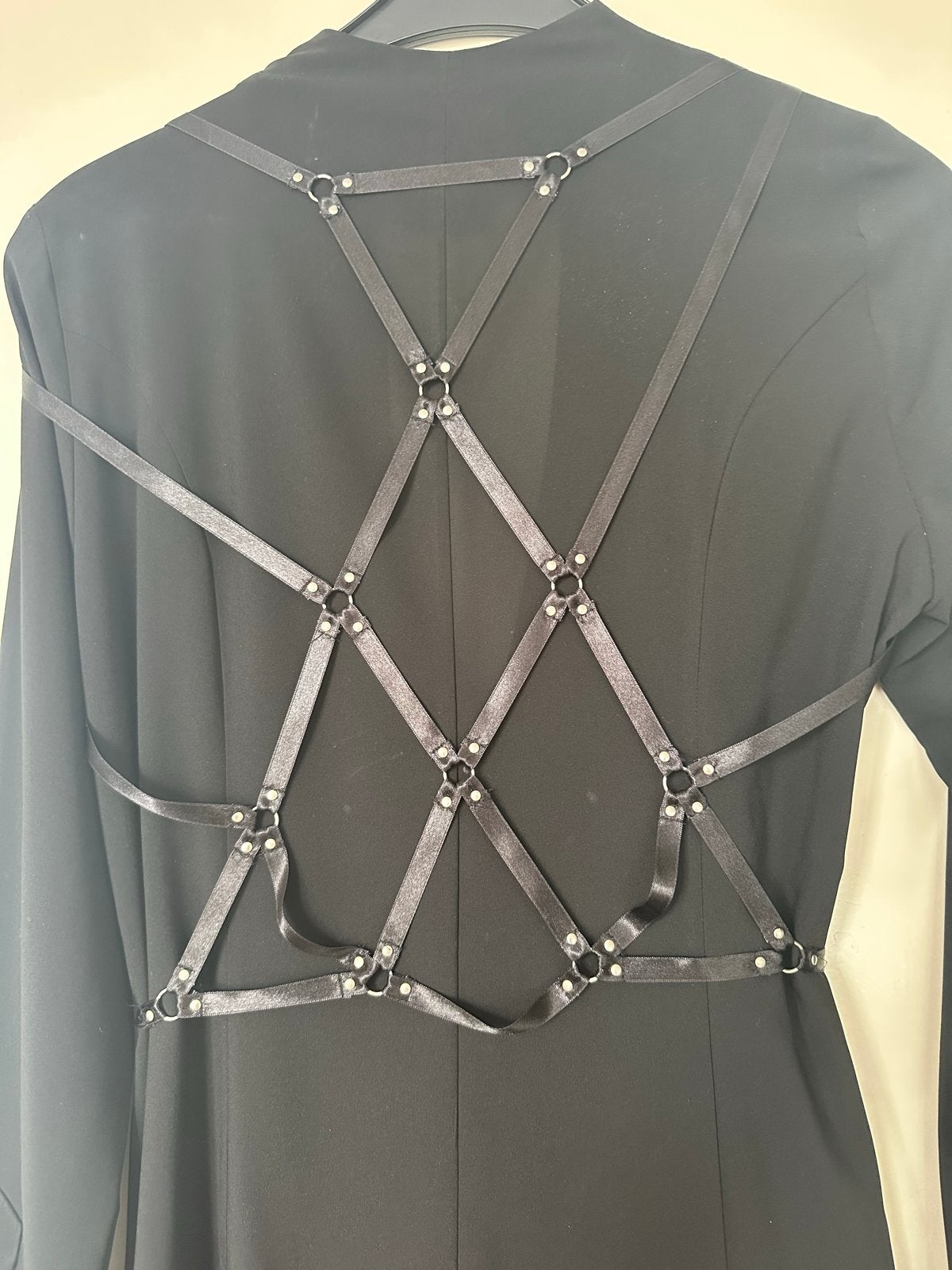 Marlies Dekkers nightdress - Zwart met Harnasdetails, Ophalen, Zwart, Maat 42/44 (L), Zo goed als nieuw
