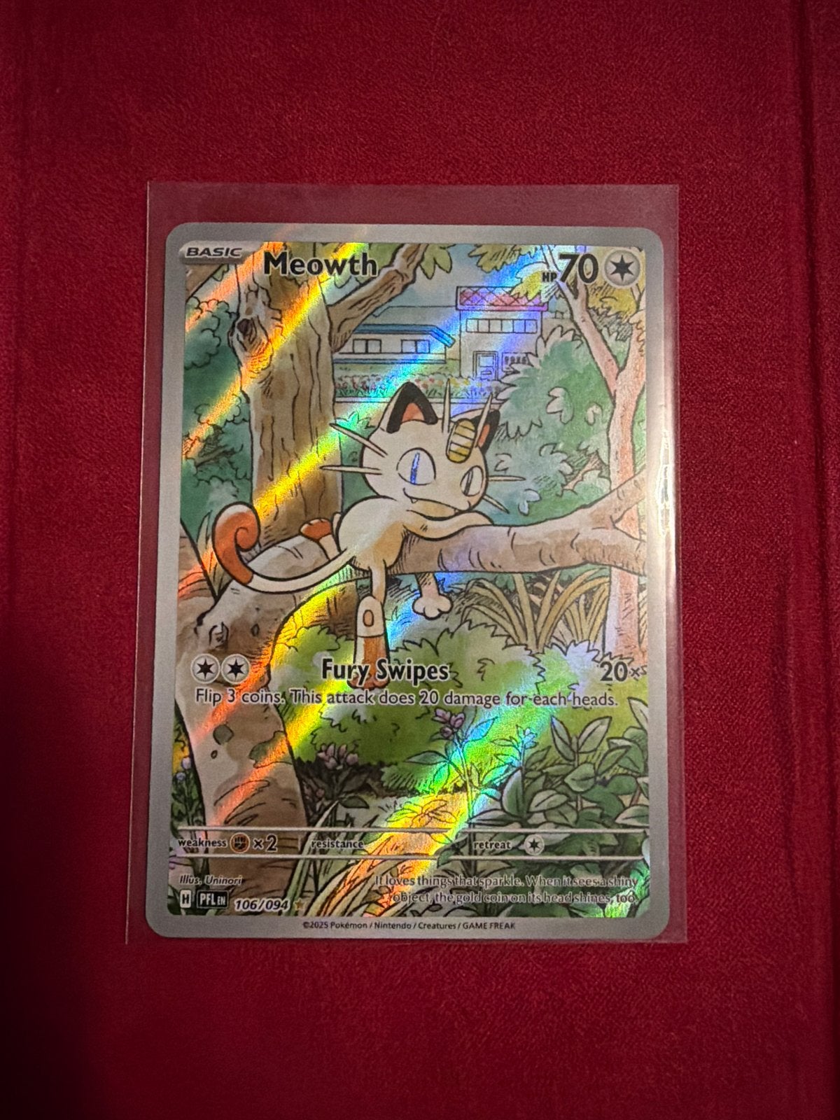 Meowth 106/094 Reverse Holo Pokémon Kaart, Hobby en Vrije tijd, Verzamelkaartspellen | Pokémon, Ophalen of Verzenden, Zo goed als nieuw