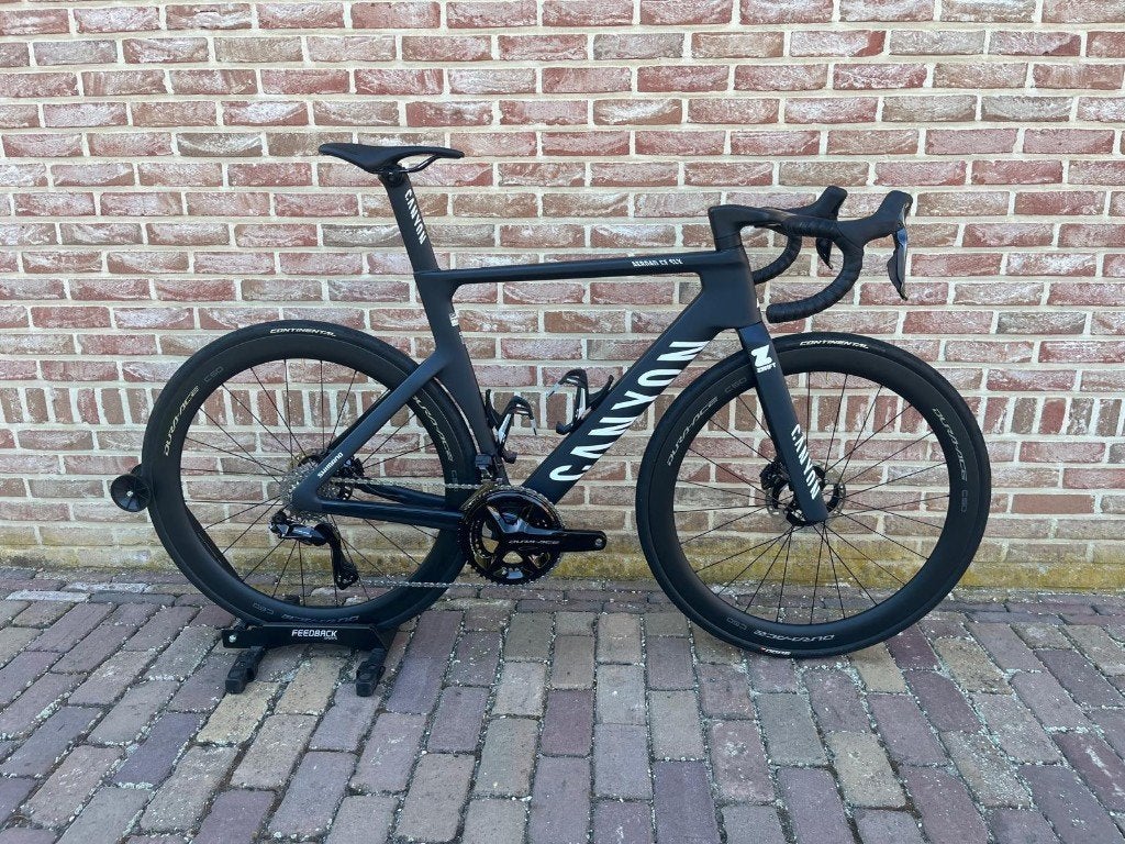 Canyon Aeroad CF SLX 9 - Dura Ace 12 speed - C50 Carbon, Carbon, Zo goed als nieuw, Meer dan 20 versnellingen, 53 tot 57 cm