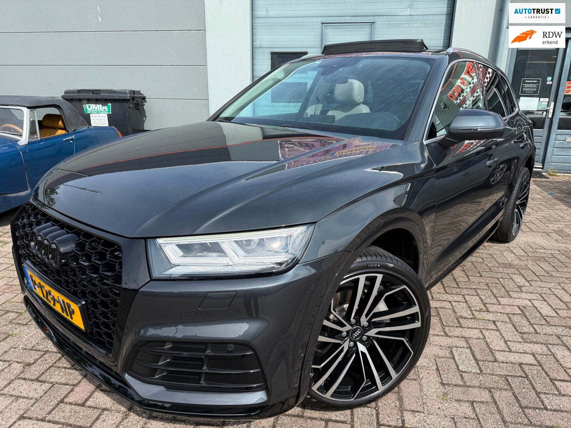 Audi Q5 2.0 TFSI QUATTRO SPORT PRO LINE-S 2018 PANO B&O VOLL, Auto's, Audi, Automaat, Parkeerassistent, 15 km/l, Gebruikt
