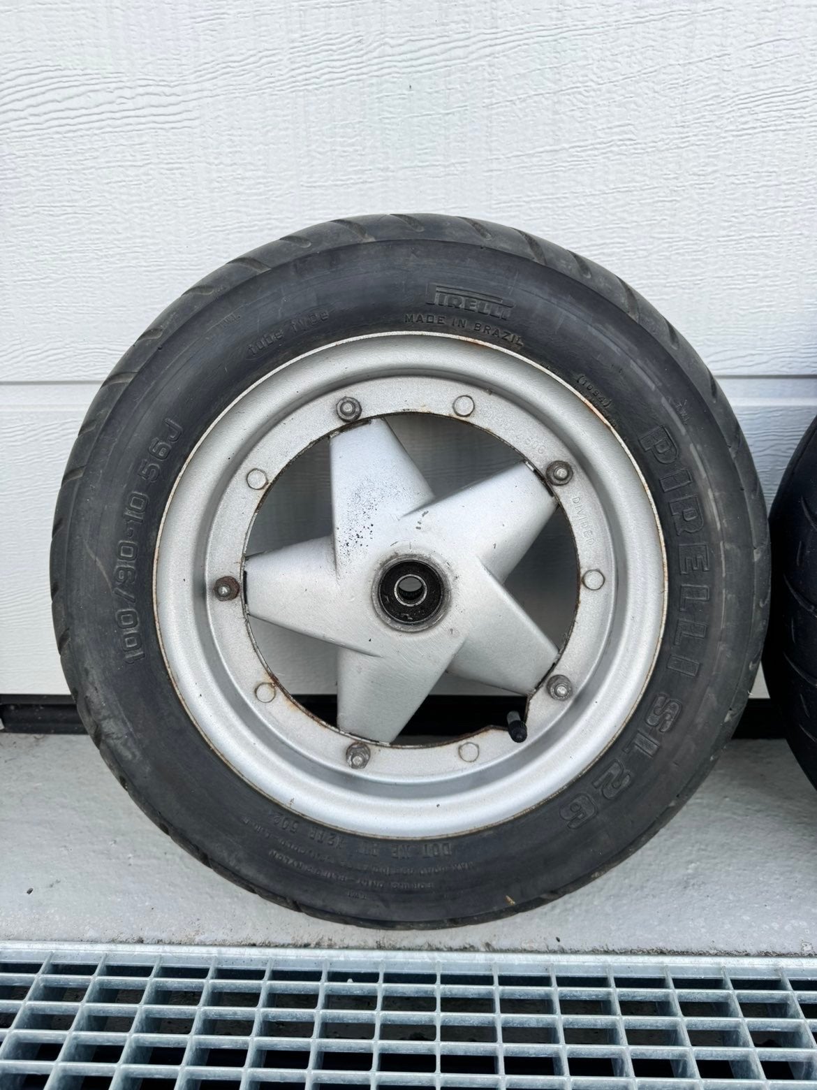 Skipper 125cc velg met band - Piaggio, Ophalen of Verzenden, Gebruikt, Overige typen, Piaggio