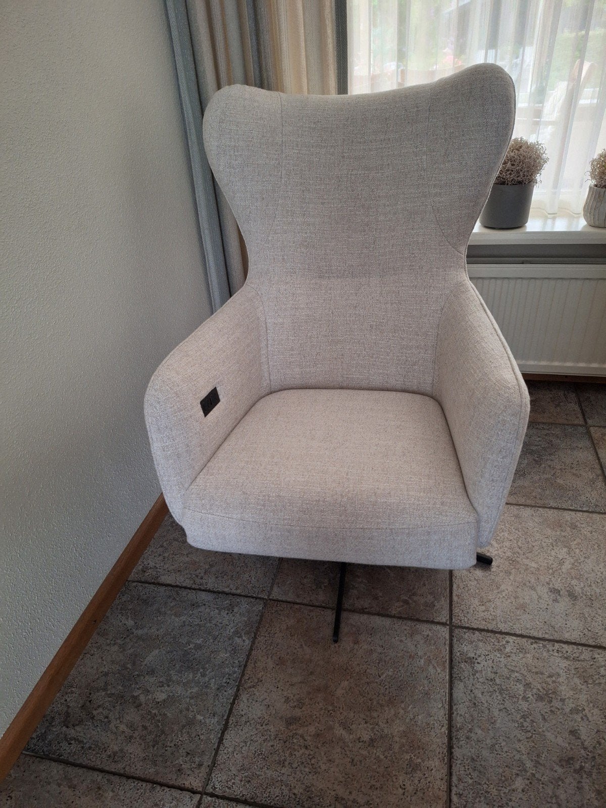 relaxfauteuil Sinta  met accu, Huis en Inrichting, Fauteuils, Minder dan 75 cm, Nieuw, Ophalen of Verzenden, Stof