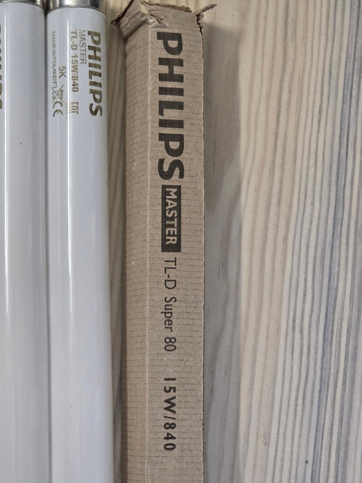 Philips Master TL-D Super 80 - 15W/840 TL-lamp zeldzaam, Ophalen of Verzenden, Zo goed als nieuw, Philips
